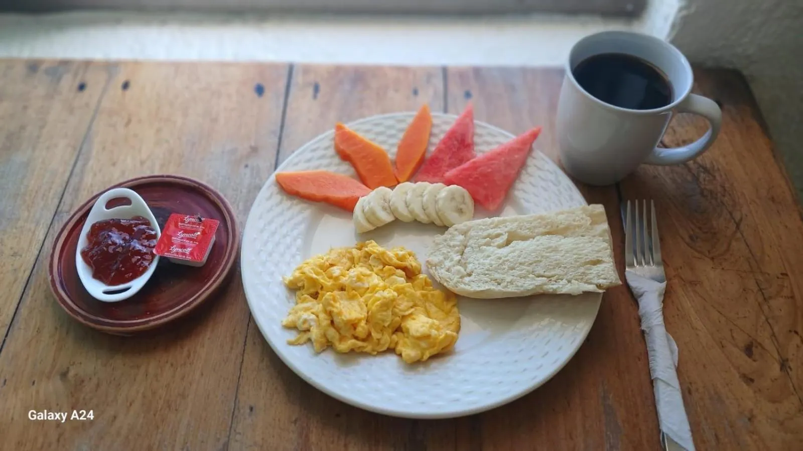 Breakfast in Hotel Villa de Pescadores