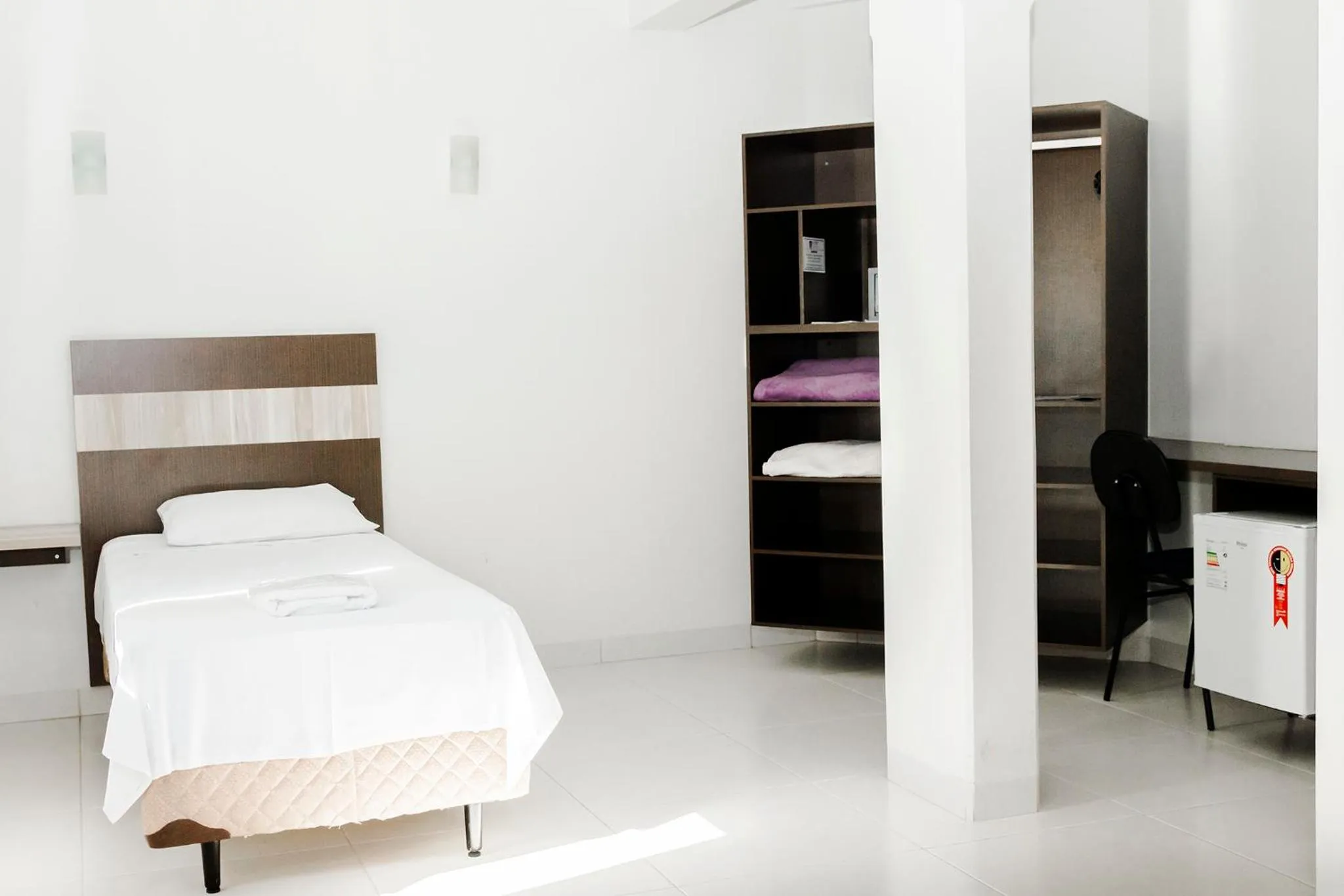 Bed in La Vitre Hotel