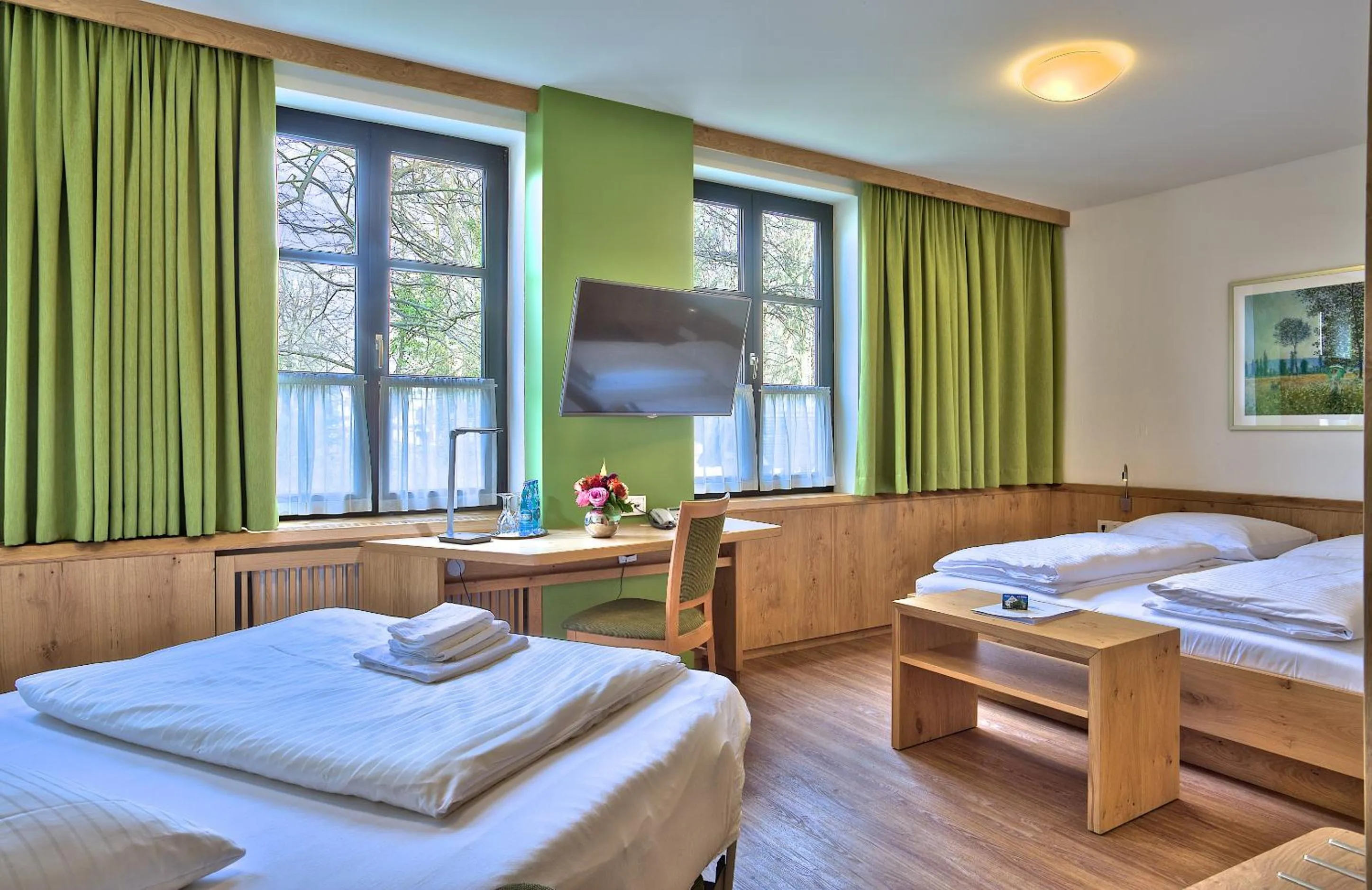 Photo of the whole room, Bed in Hotel zur Mühle
