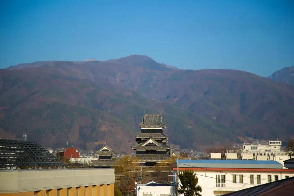 View (from property/room), Mountain View in The Celecton Matsumoto