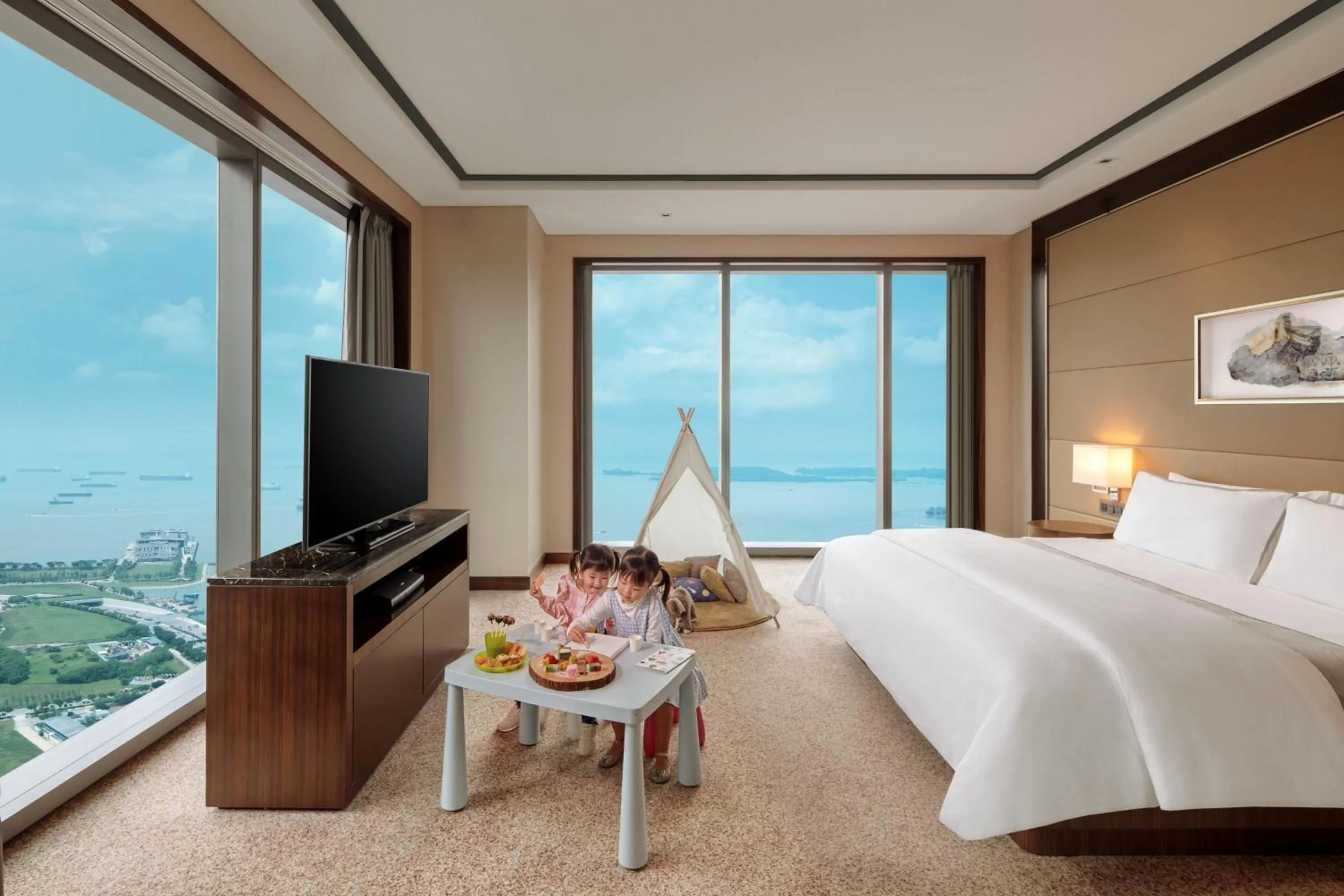 Fitness centre/facilities, Bed in The Westin Singapore