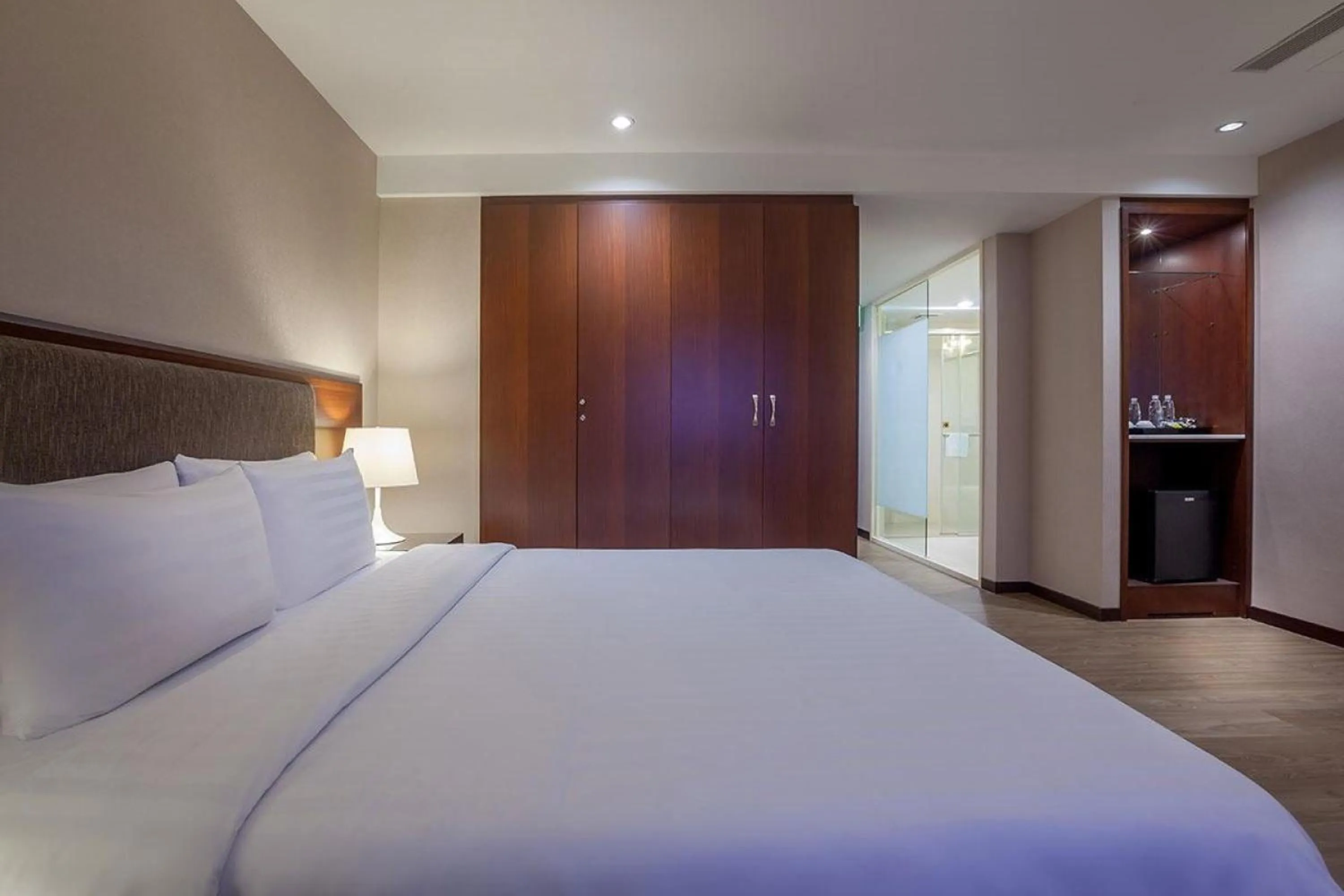 Bed in CHECK inn Taipei Neihu