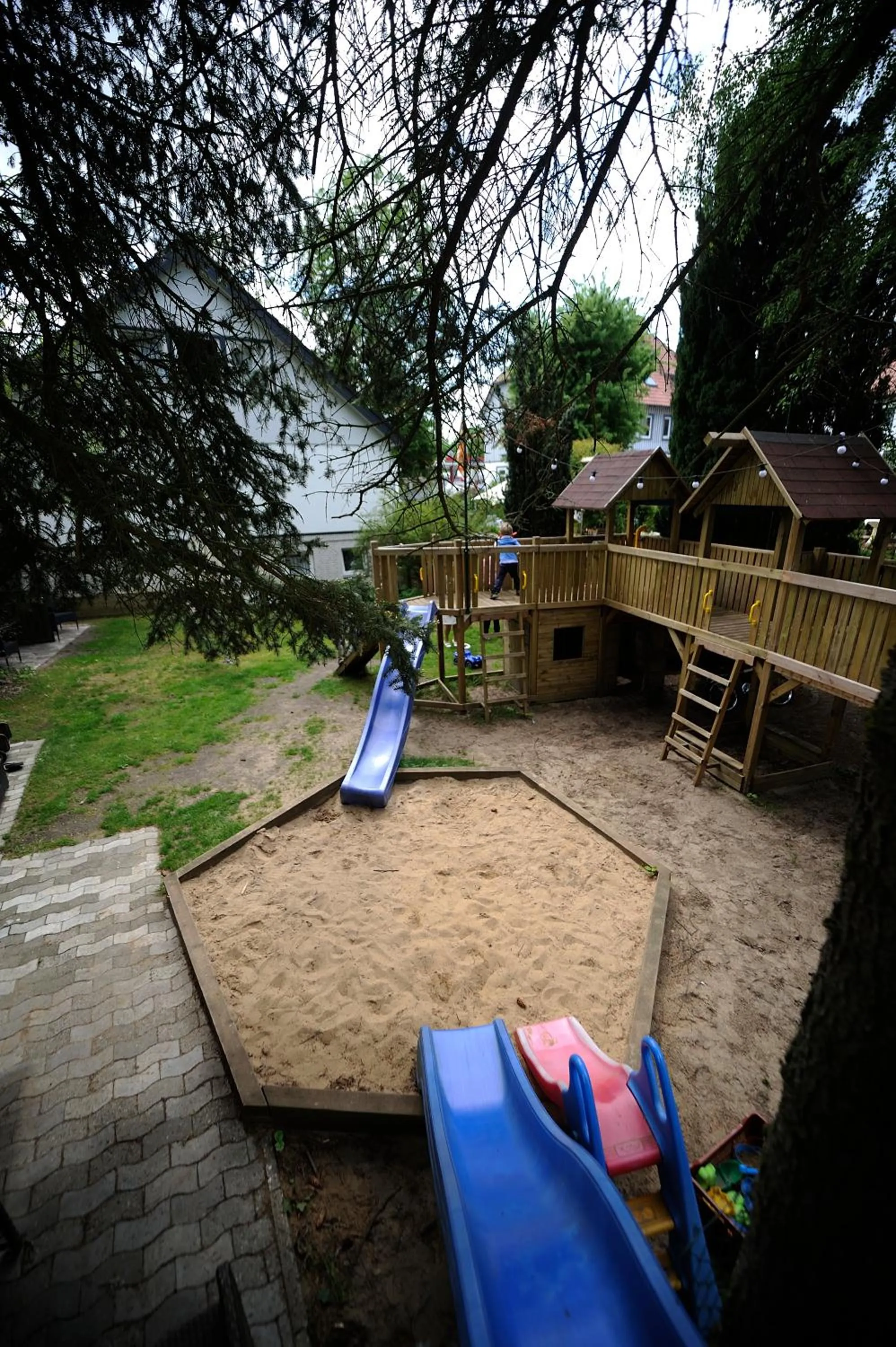 Children play ground in Hotel zur Heideblüte