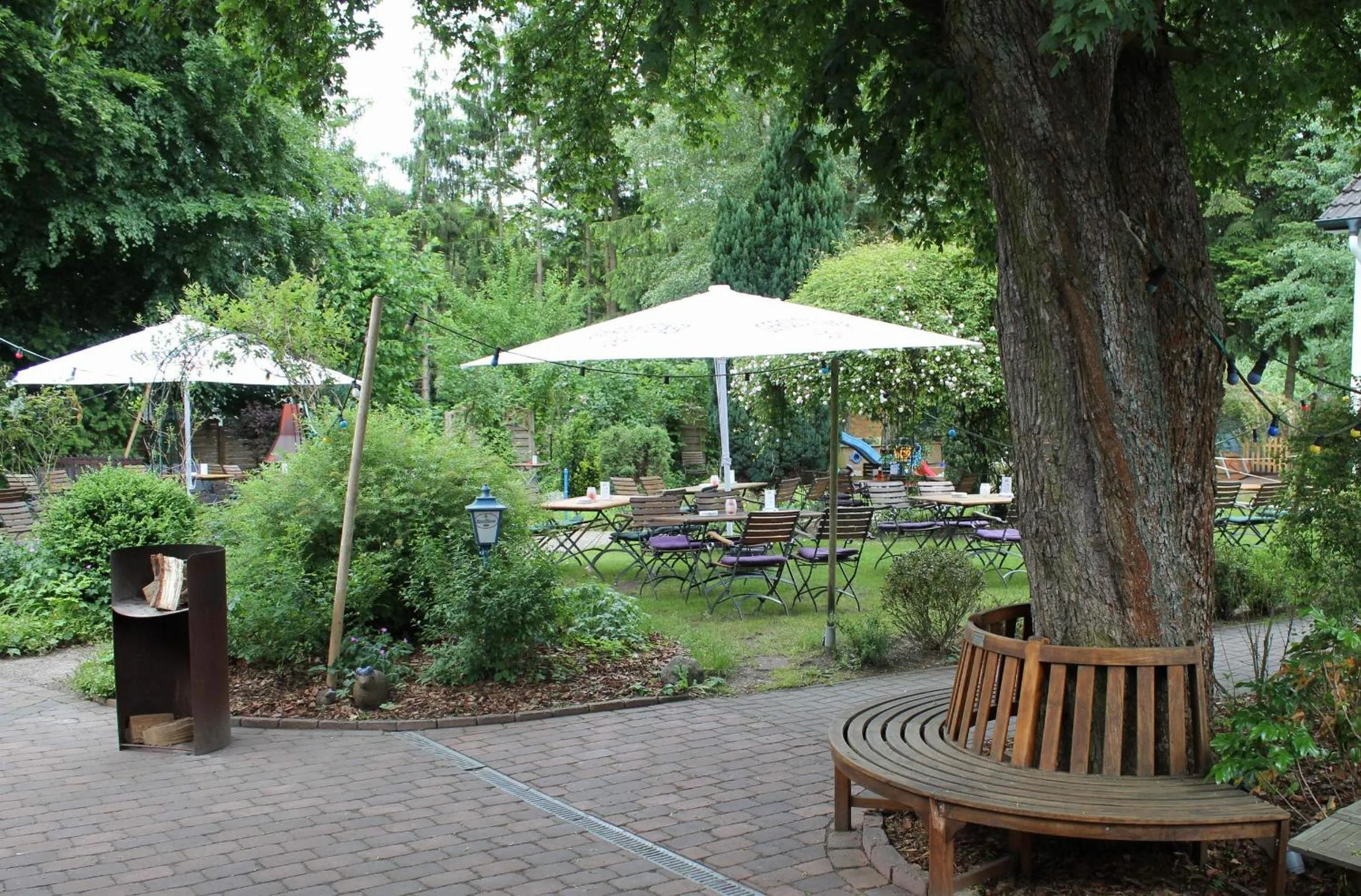 Garden in Hotel zur Heideblüte