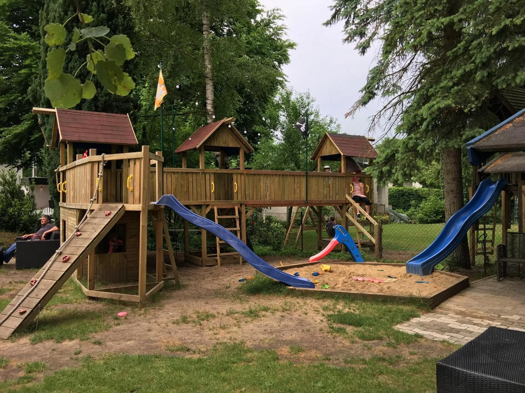 Children play ground in Hotel zur Heideblüte