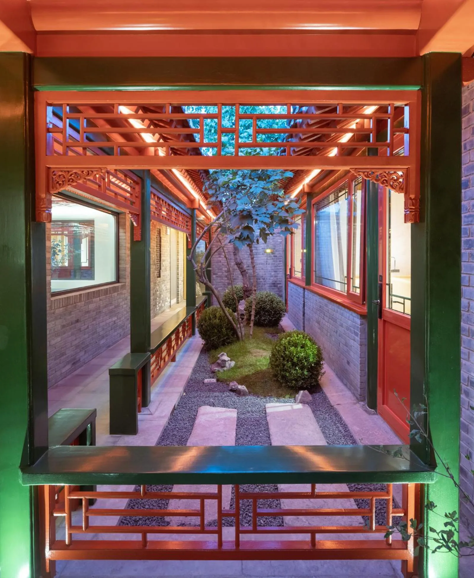 Garden view in Xinxiang Yayuan Courtyard Hotel Beijing Tiananmen Wangfujing Branch