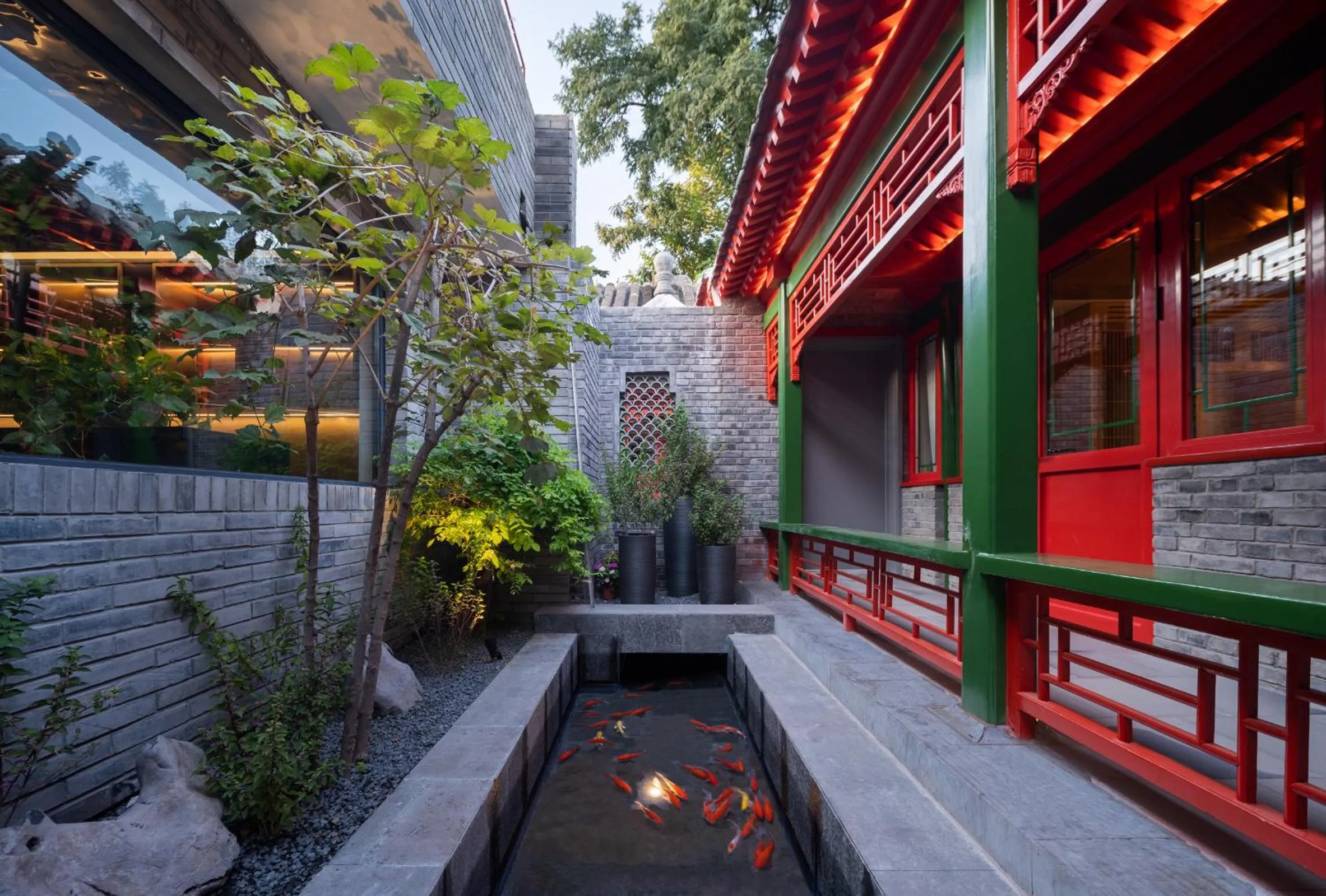 Garden view in Xinxiang Yayuan Courtyard Hotel Beijing Tiananmen Wangfujing Branch