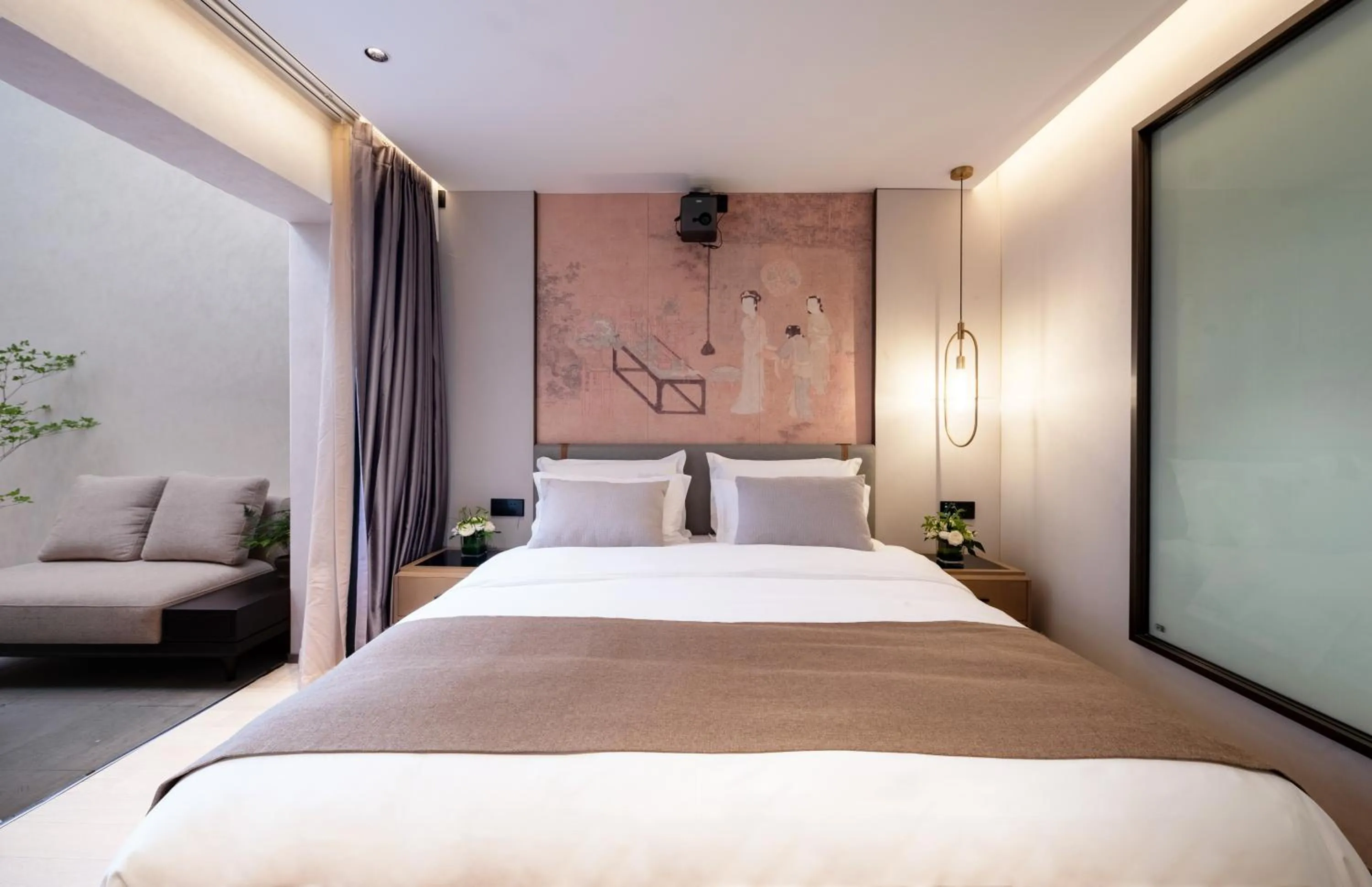 Seating area, Bed in Xinxiang Yayuan Courtyard Hotel Beijing Tiananmen Wangfujing Branch