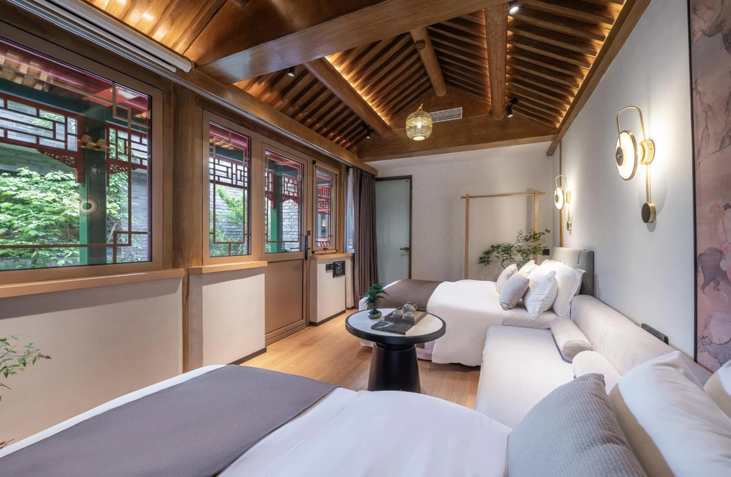 Photo of the whole room in Xinxiang Yayuan Courtyard Hotel Beijing Tiananmen Wangfujing Branch