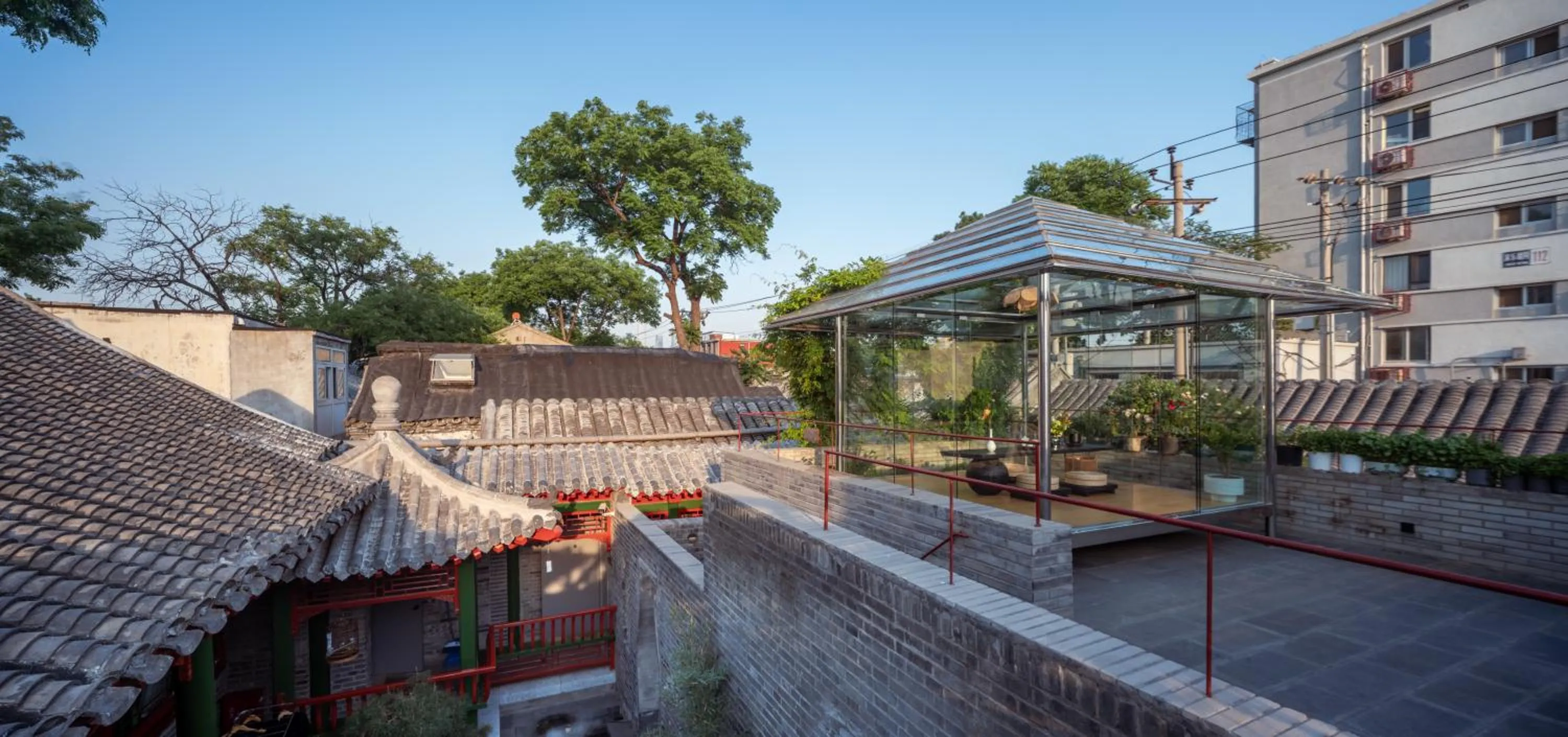 Balcony/Terrace in Xinxiang Yayuan Courtyard Hotel Beijing Tiananmen Wangfujing Branch
