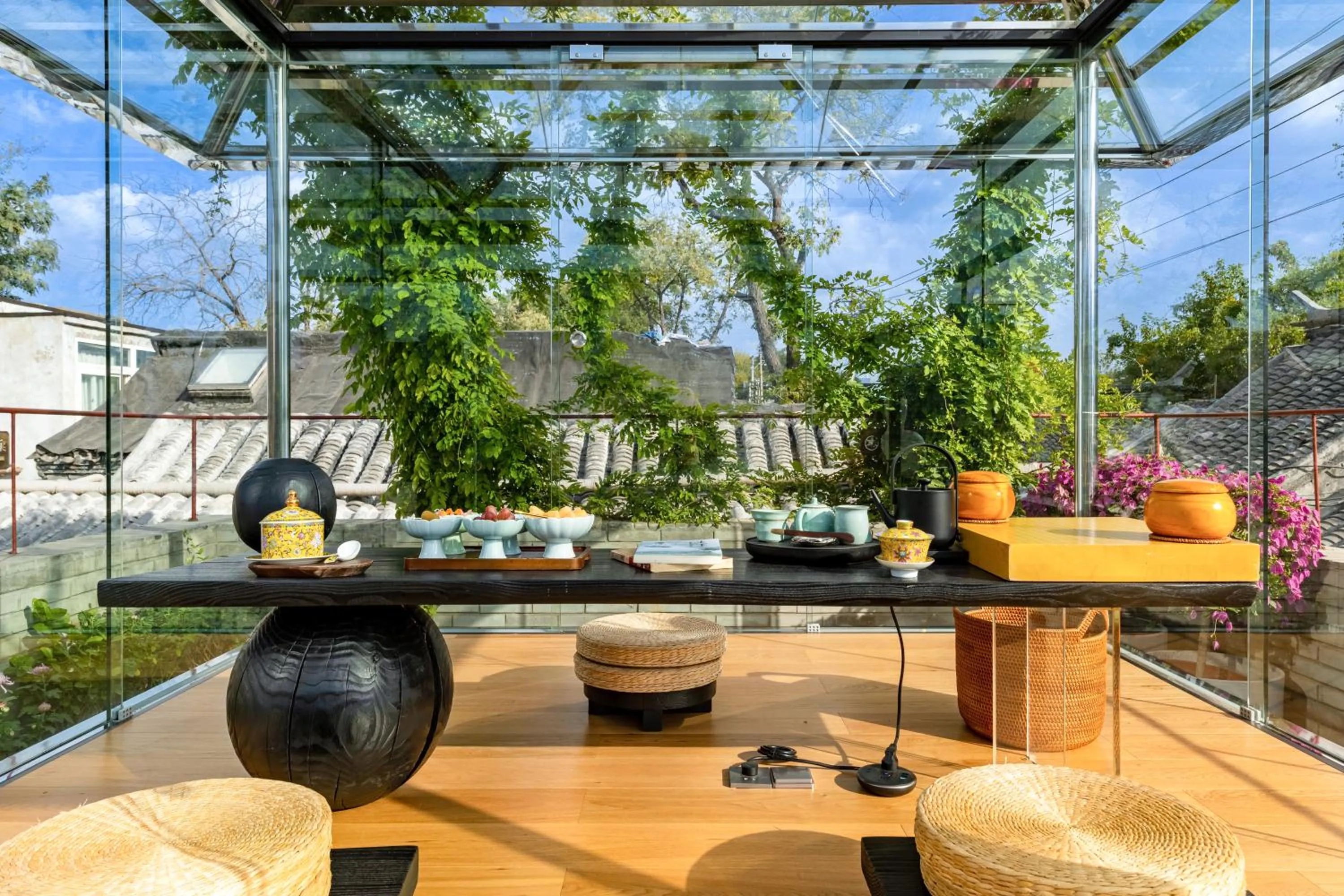 Balcony/Terrace in Xinxiang Yayuan Courtyard Hotel Beijing Tiananmen Wangfujing Branch