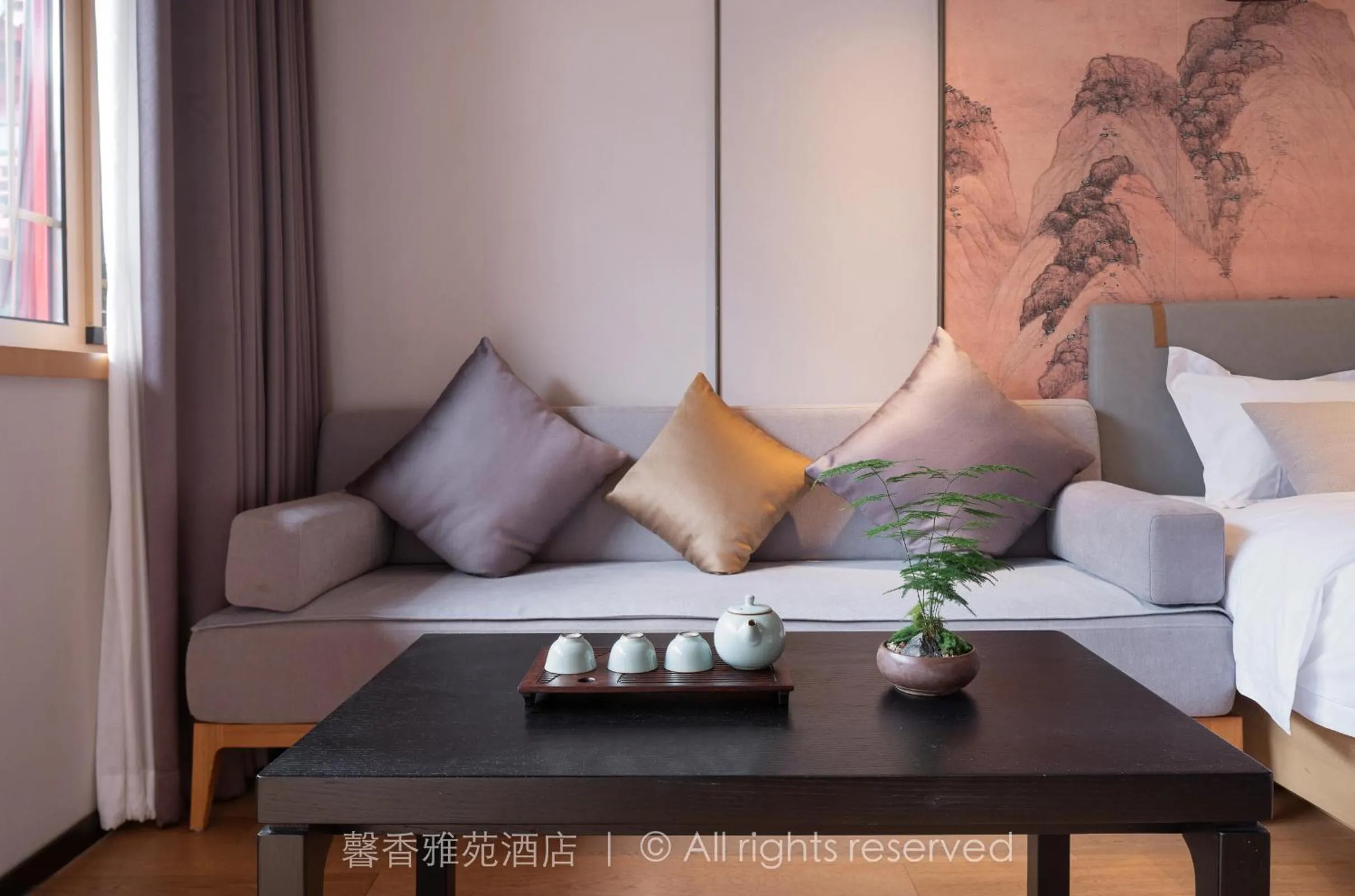 Living room, Bed in Xinxiang Yayuan Courtyard Hotel Beijing Tiananmen Wangfujing Branch