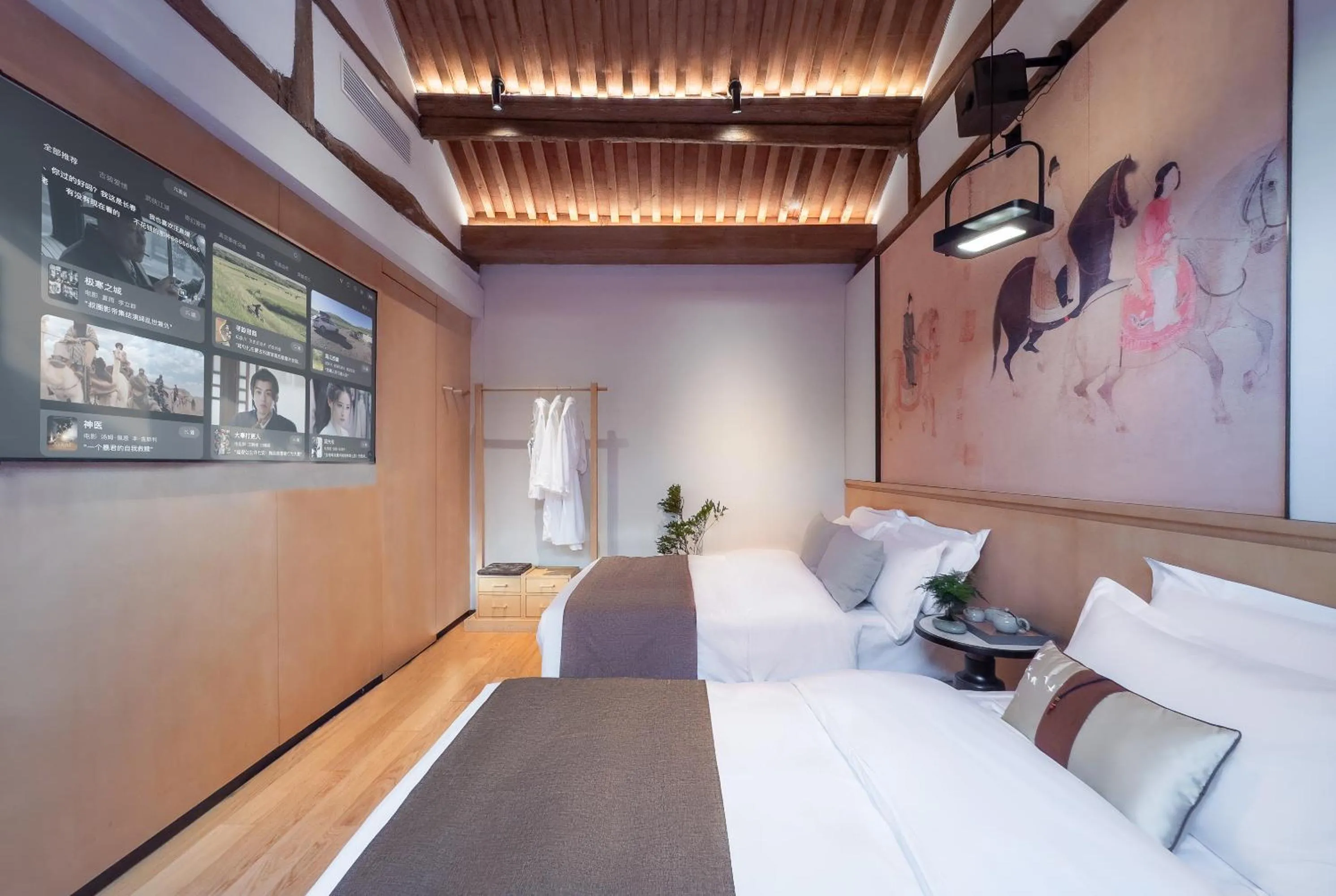 Photo of the whole room, Bed in Xinxiang Yayuan Courtyard Hotel Beijing Tiananmen Wangfujing Branch
