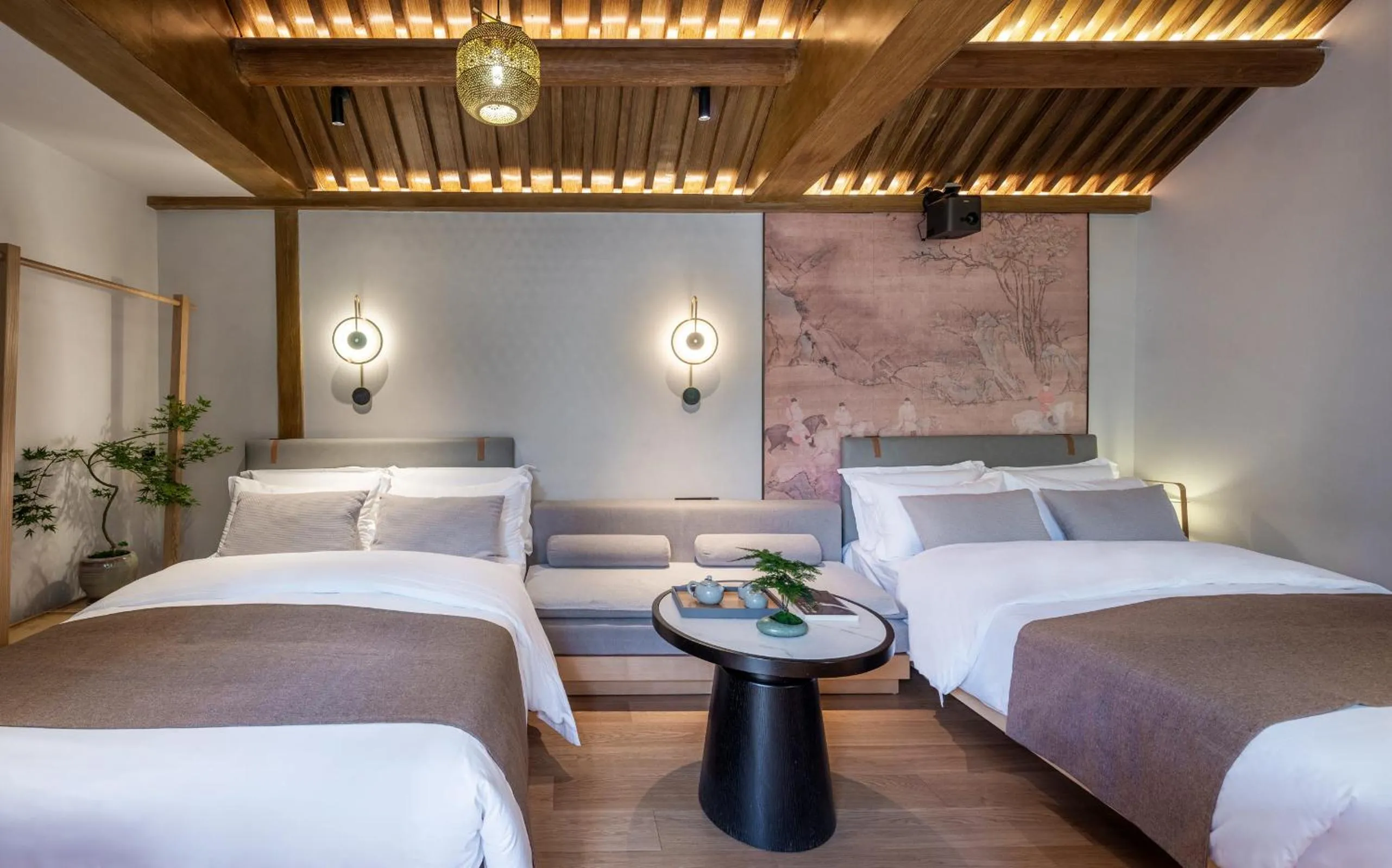Photo of the whole room, Bed in Xinxiang Yayuan Courtyard Hotel Beijing Tiananmen Wangfujing Branch