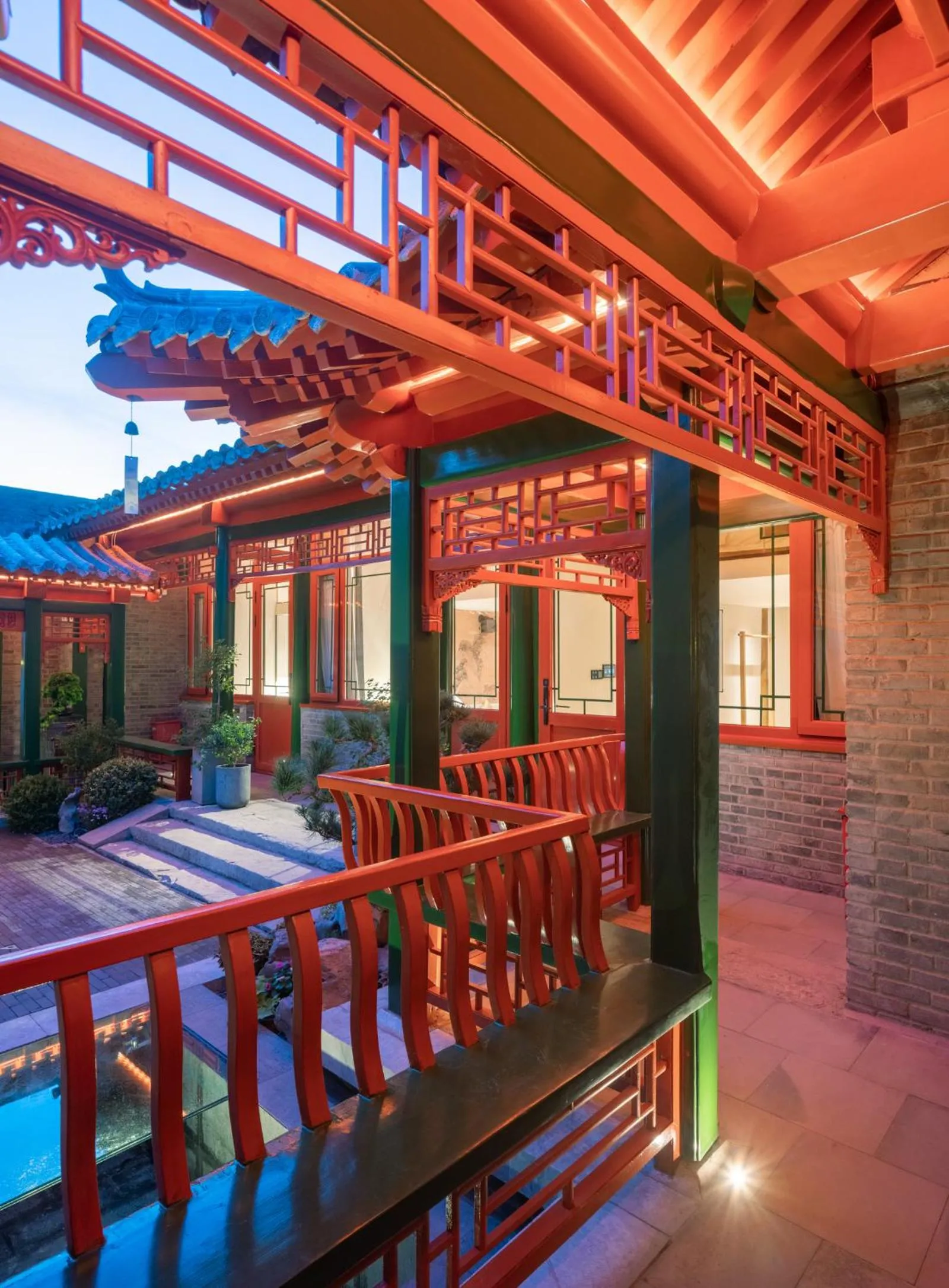 Garden view in Xinxiang Yayuan Courtyard Hotel Beijing Tiananmen Wangfujing Branch