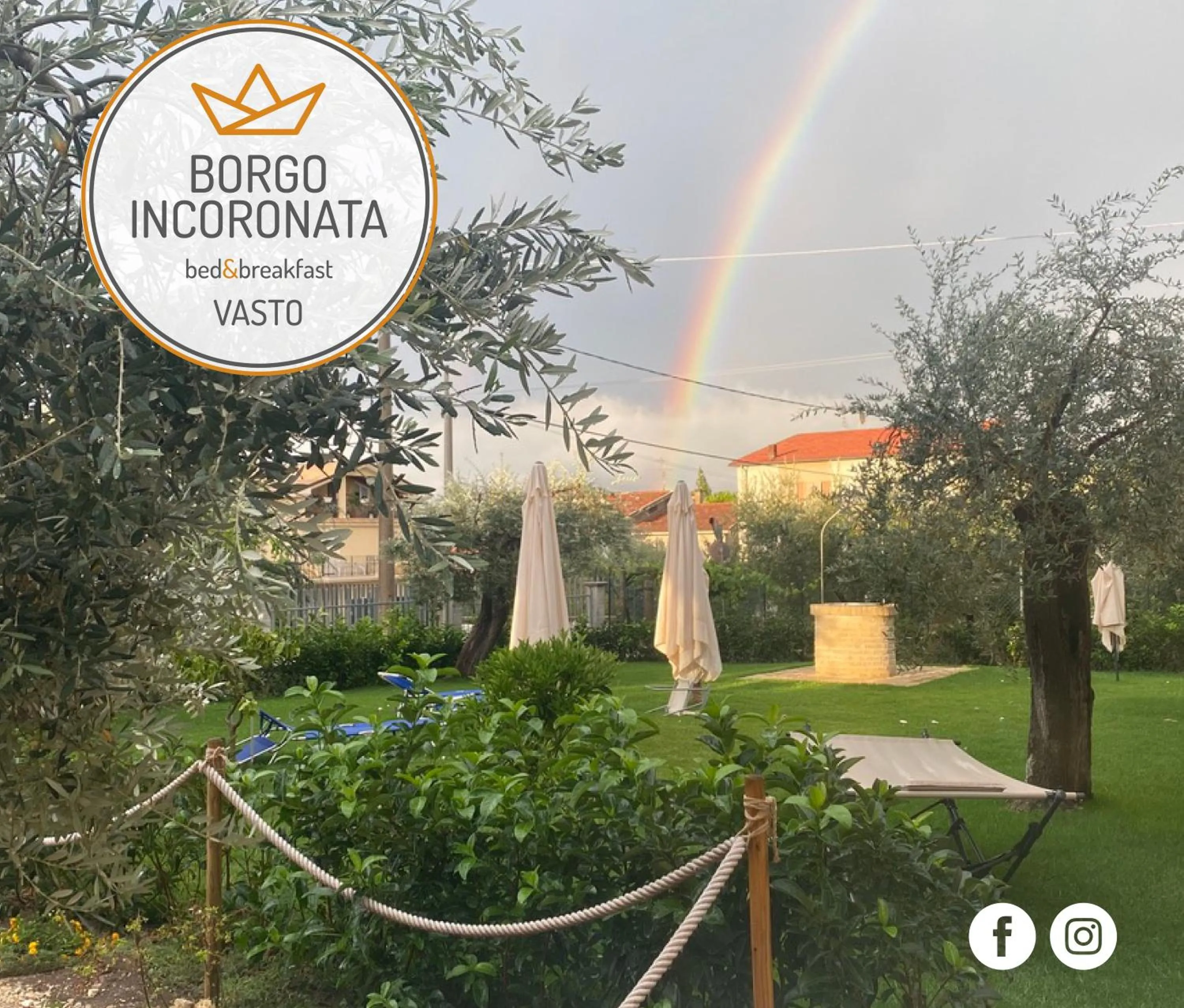Garden in Borgo Incoronata B&B