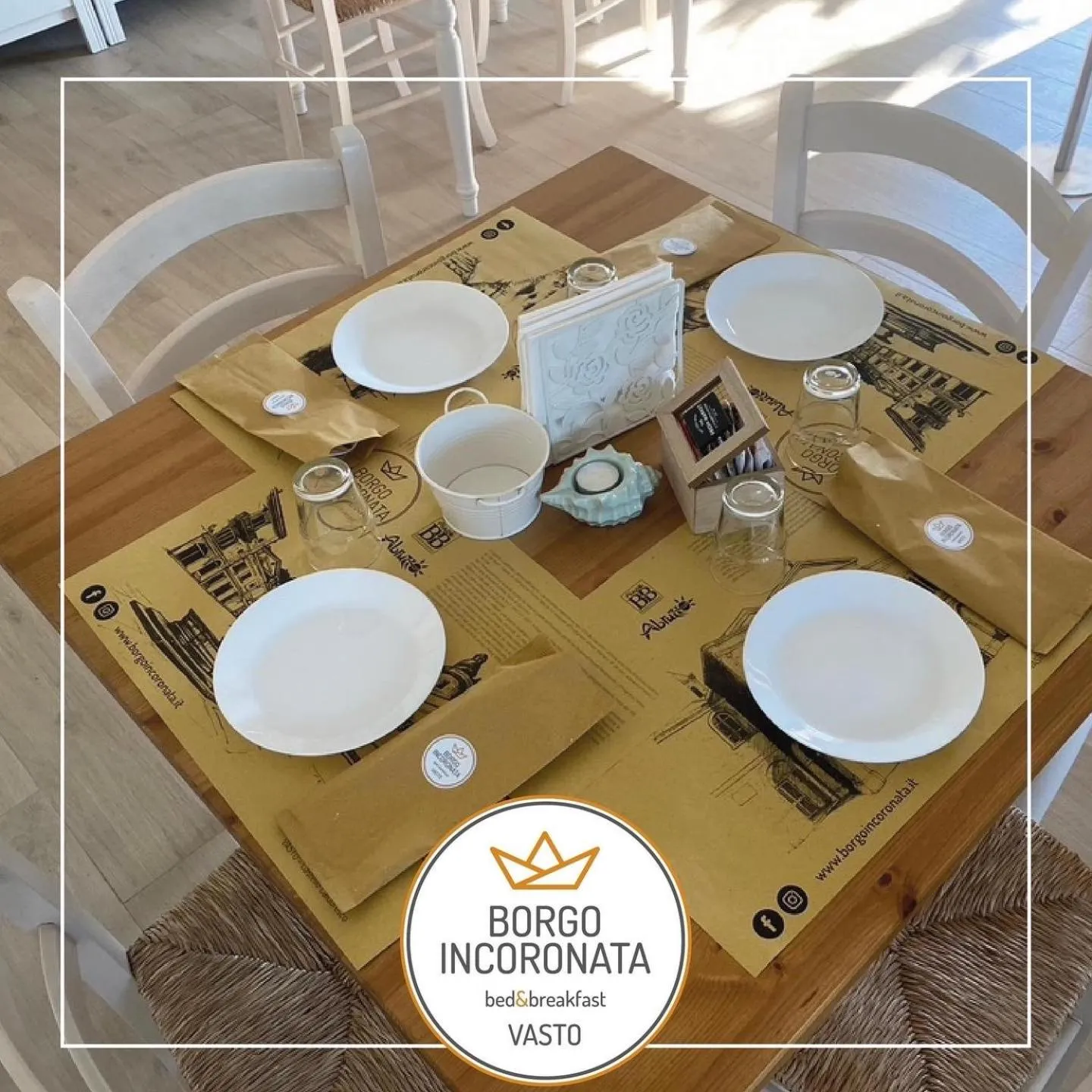 Food and drinks in Borgo Incoronata B&B