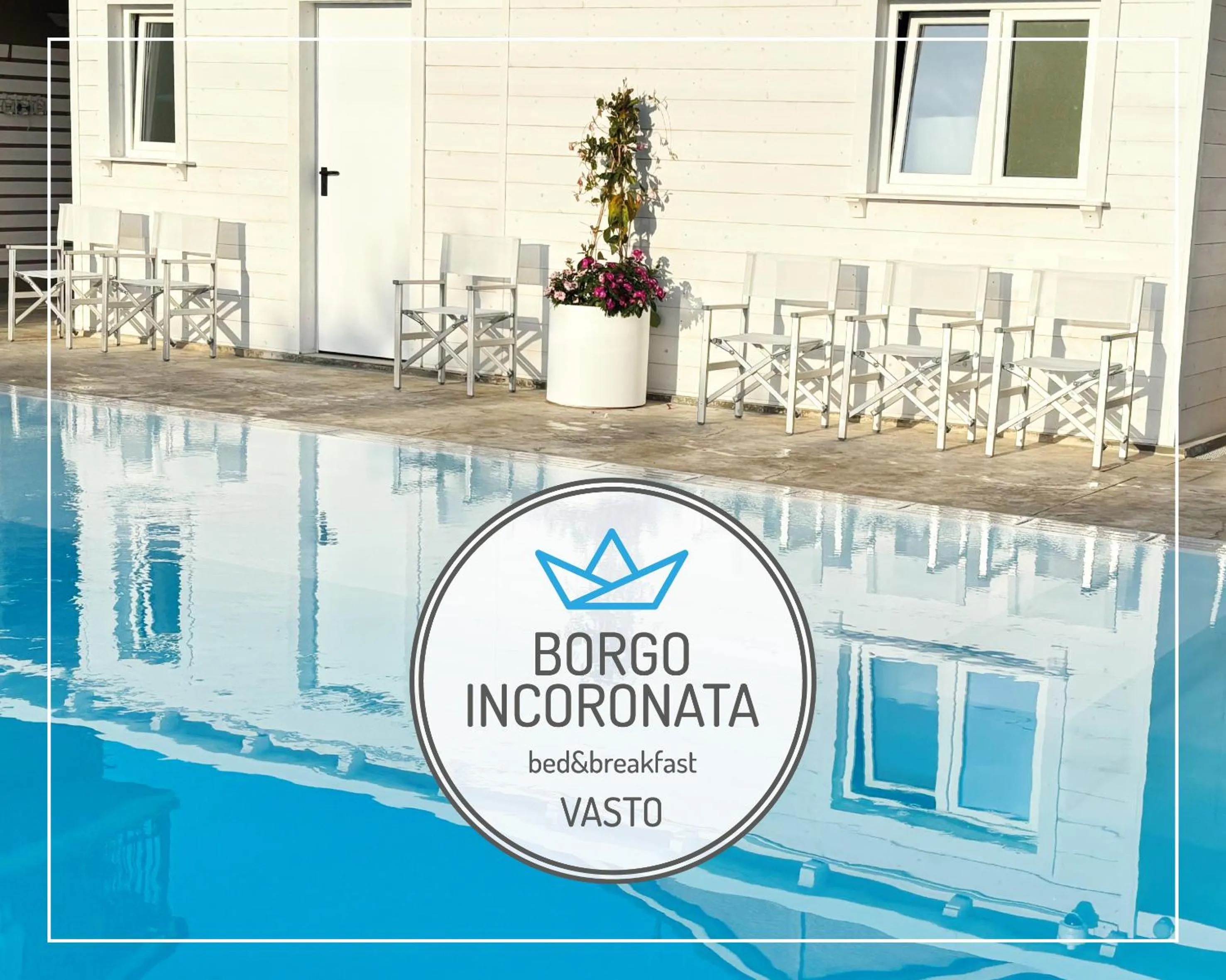 Swimming pool in Borgo Incoronata B&B