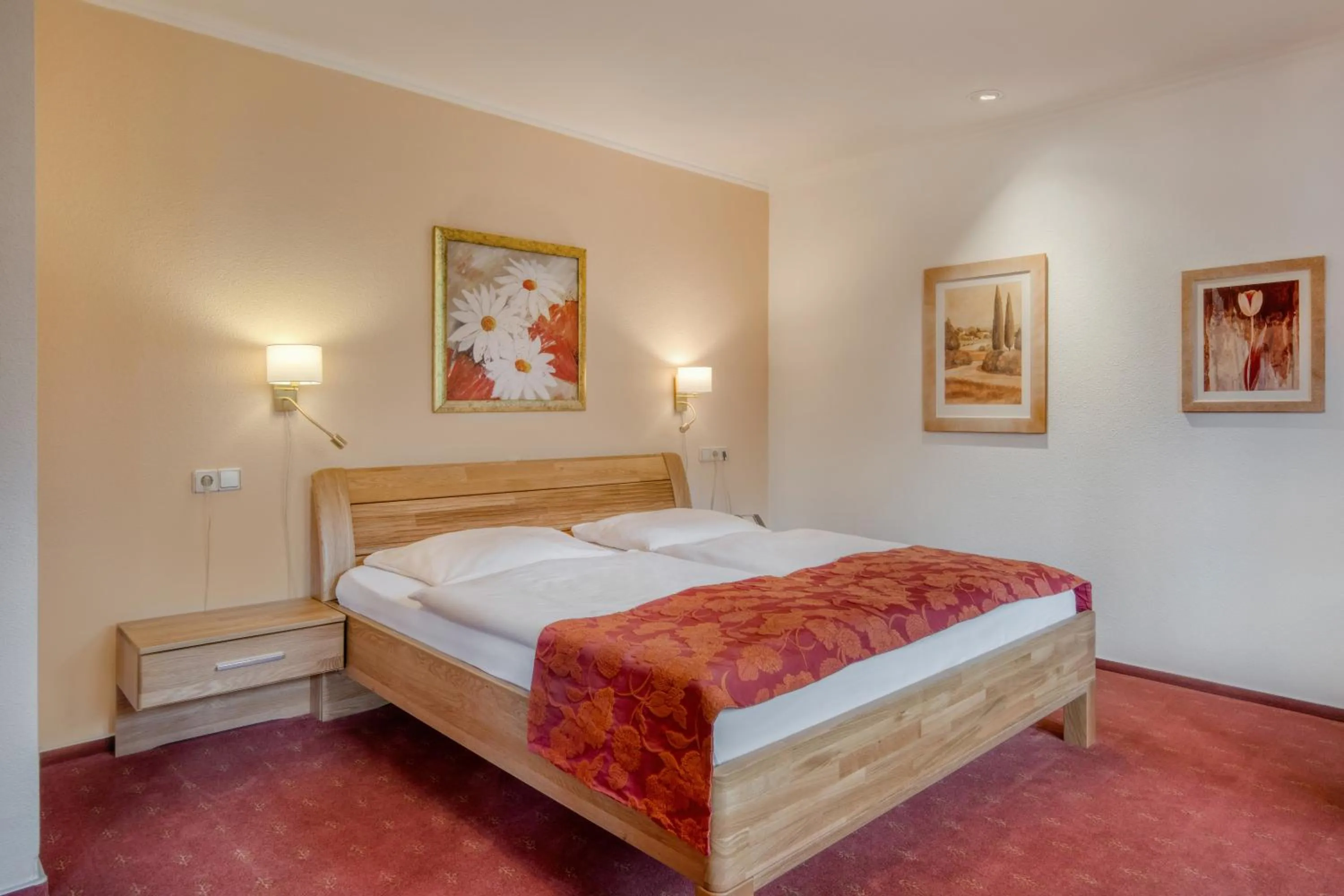 Photo of the whole room, Bed in Landhotel Waldseiter Hof