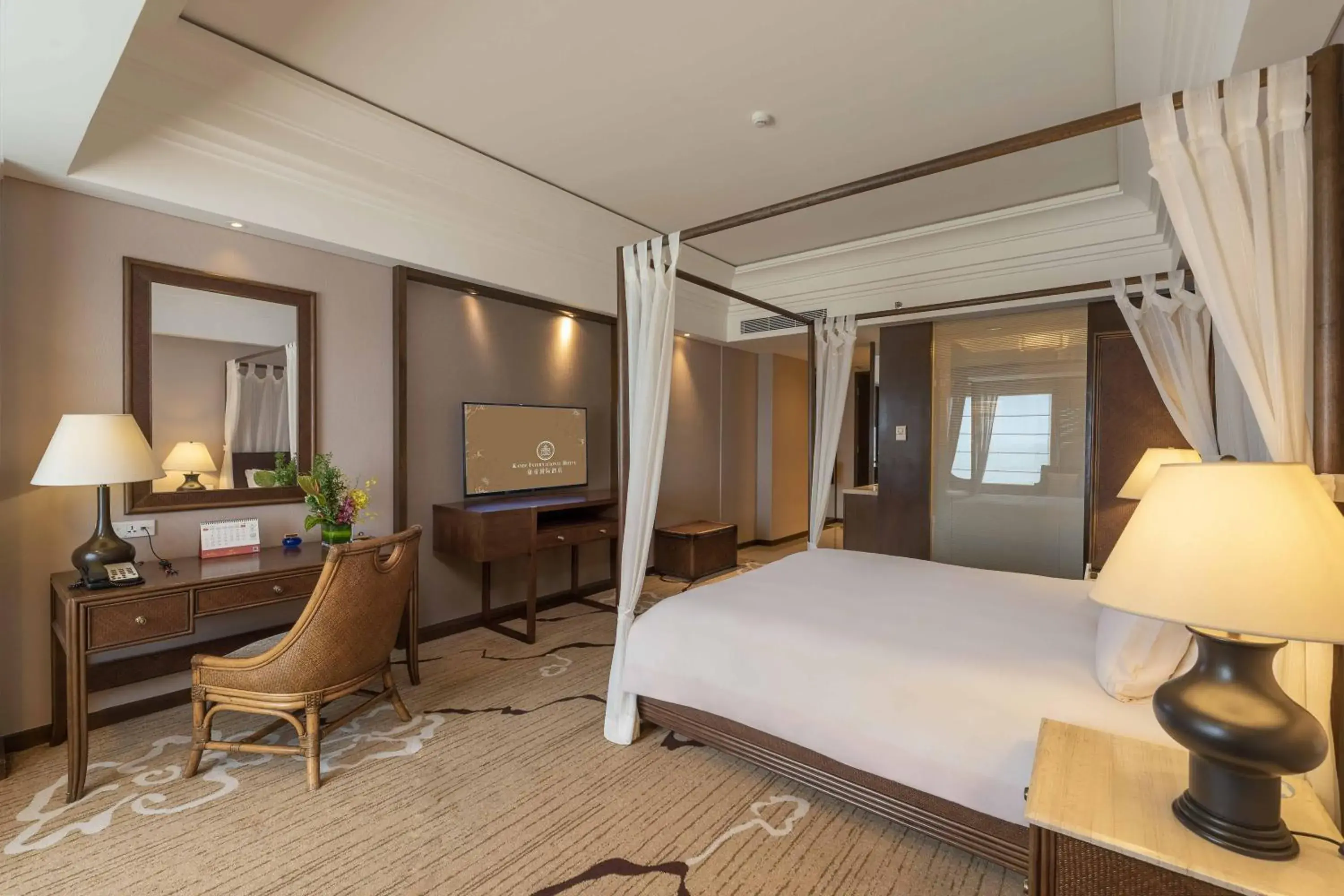 Bedroom, Bed in Huizhou Kande International Hotel Bedroom, Bed in Huizhou Kande International Hotel