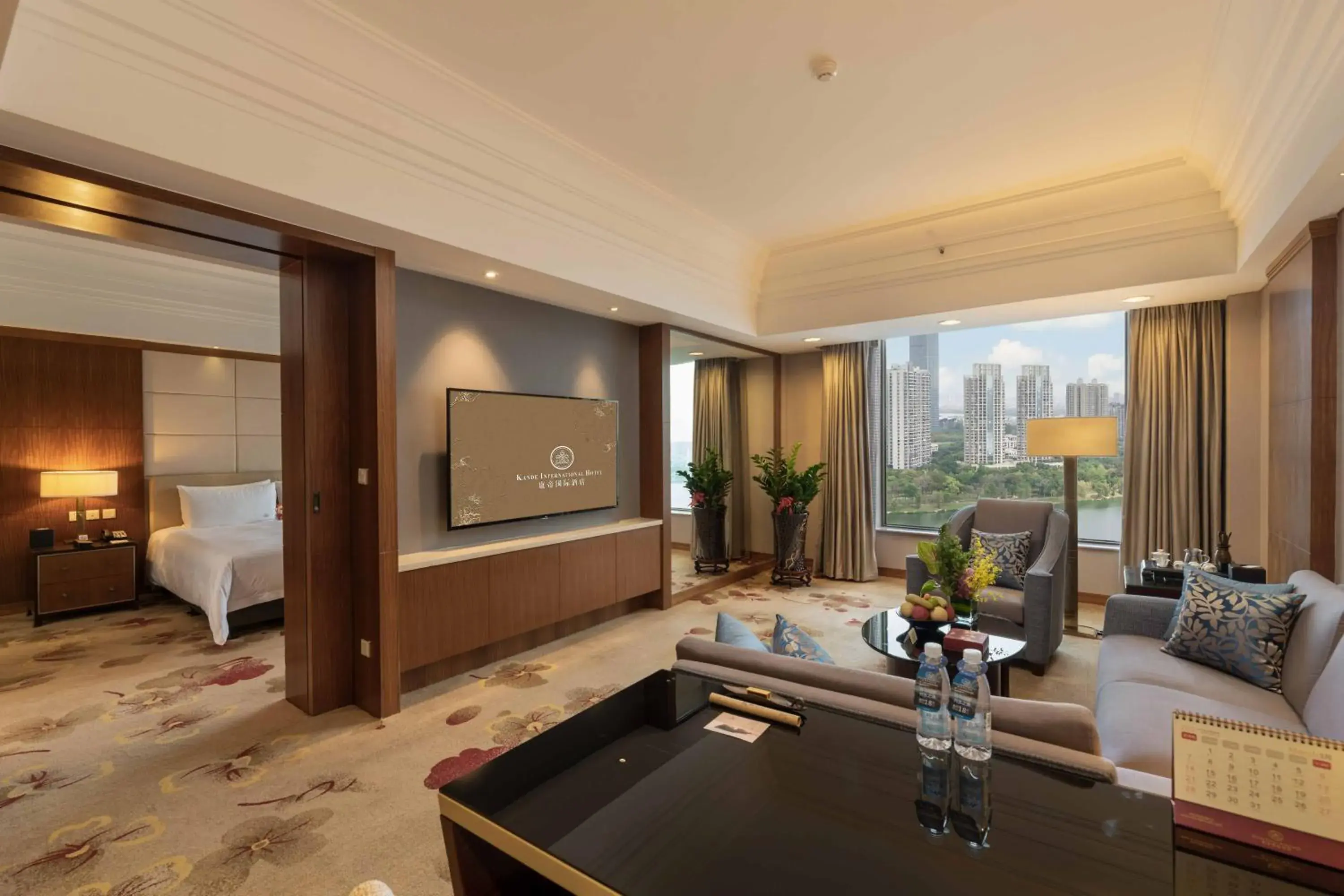 Living room, Bed in Huizhou Kande International Hotel Living room, Bed in Huizhou Kande International Hotel