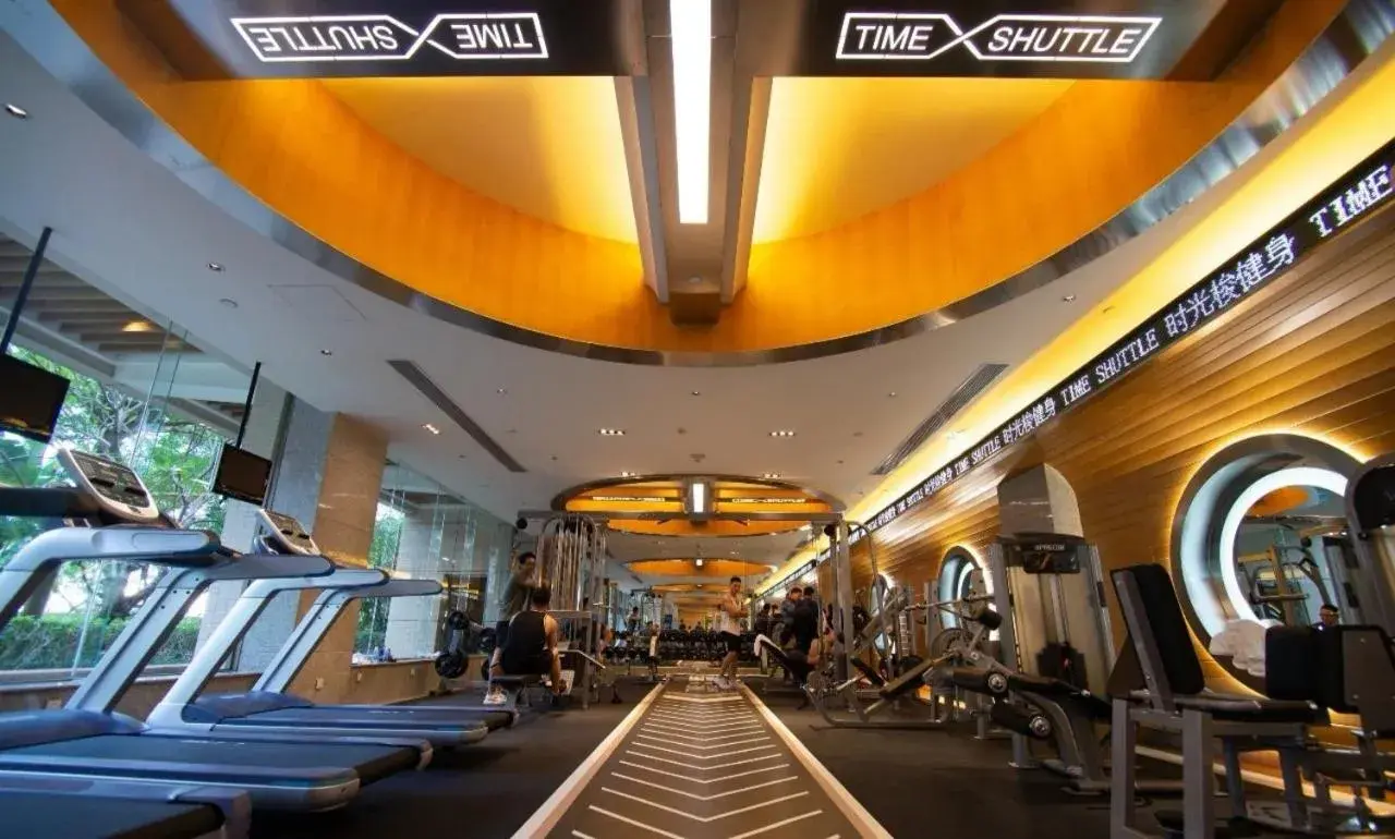 Fitness centre/facilities in Huizhou Kande International Hotel Fitness centre/facilities in Huizhou Kande International Hotel