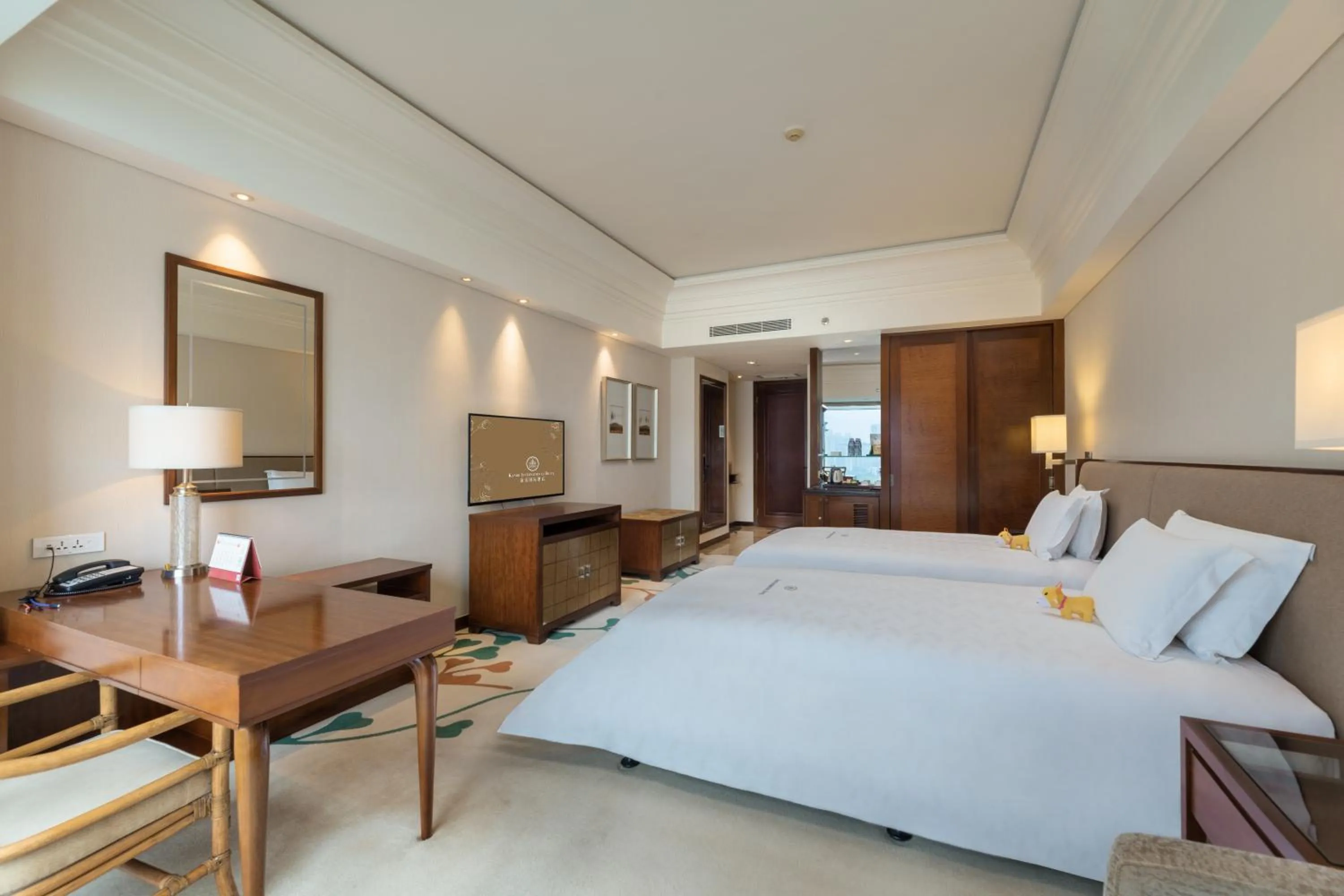 Bedroom, Bed in Huizhou Kande International Hotel