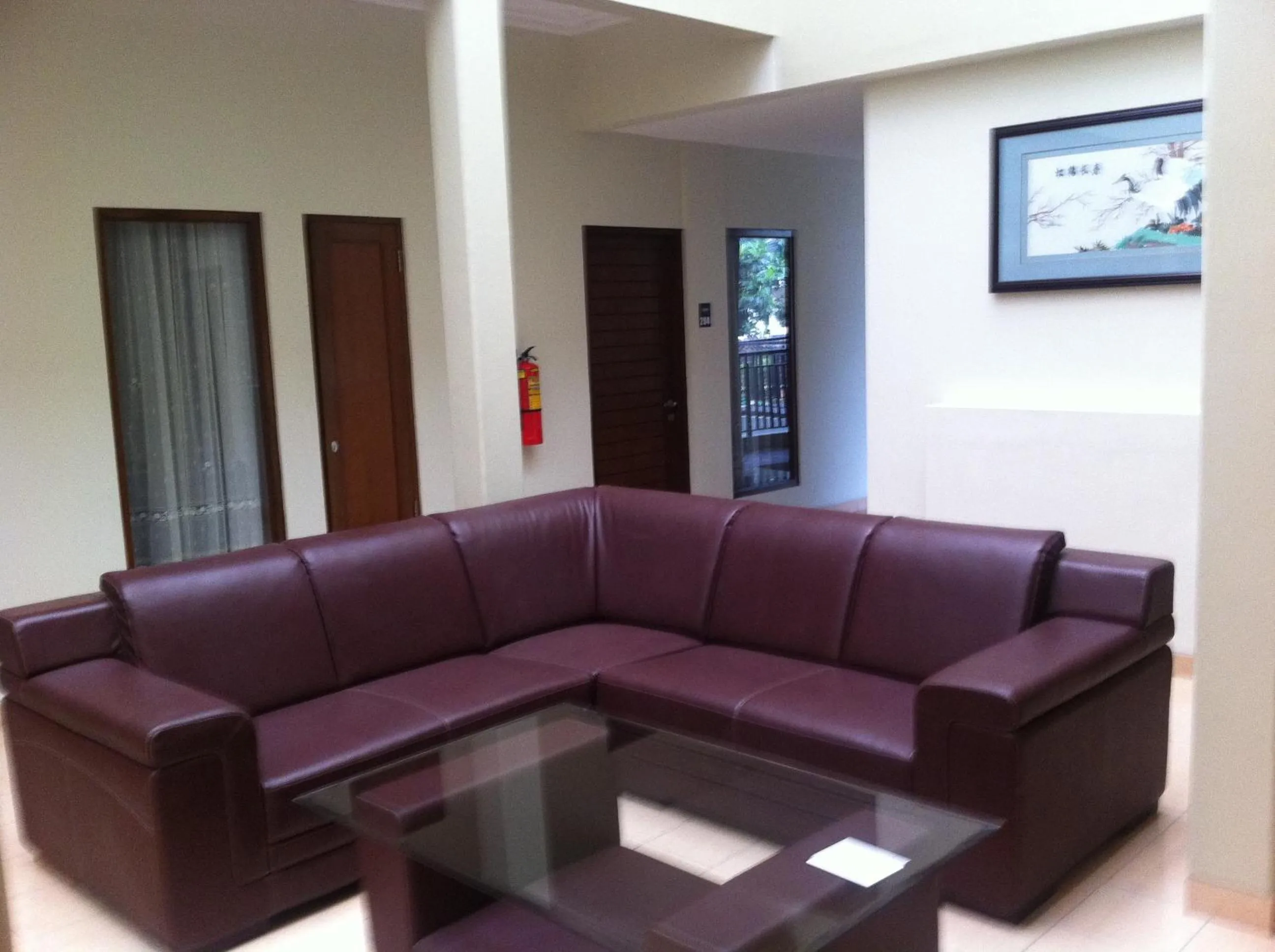 Seating area in Votel Viure Hotel Jogjakarta