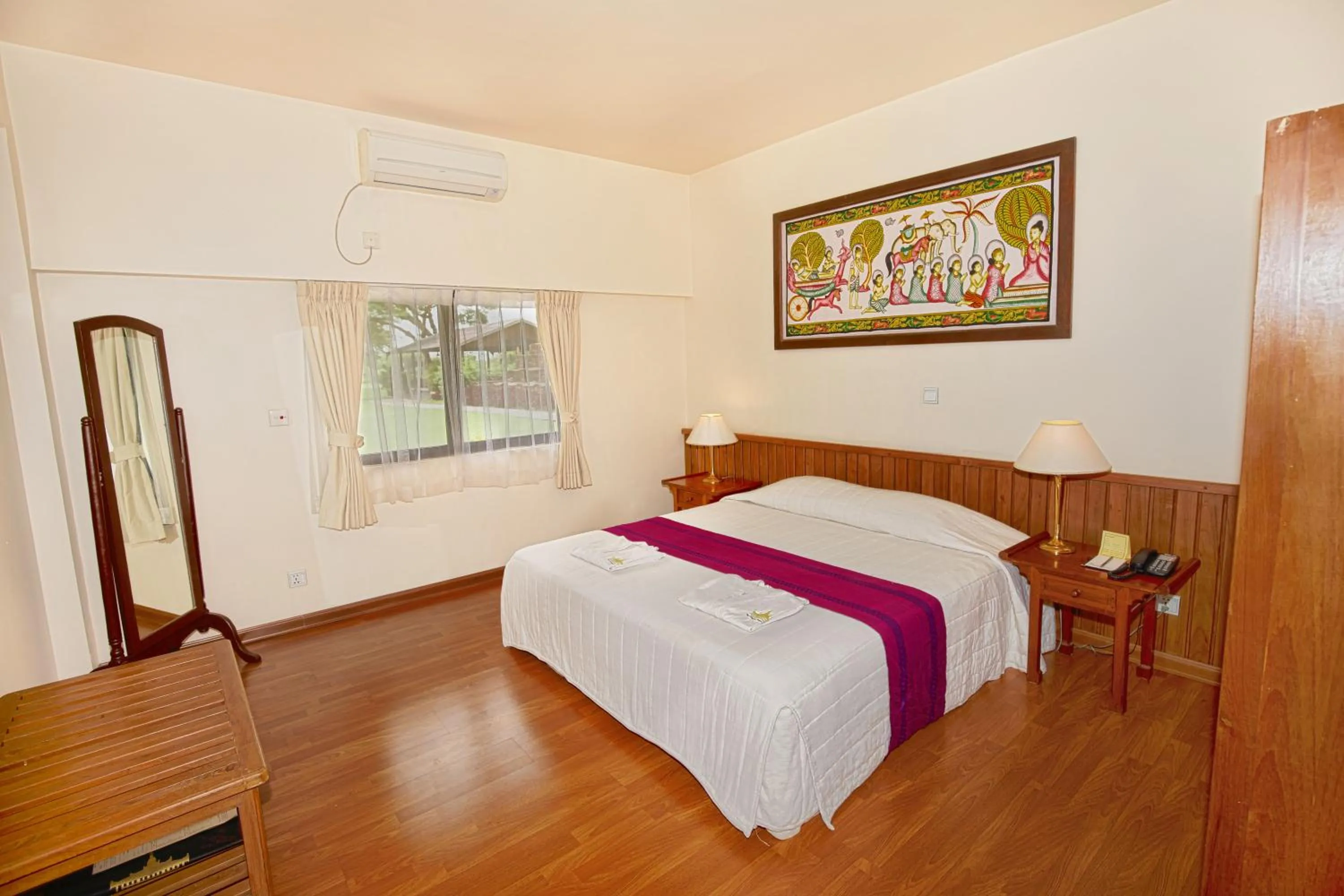 Bedroom, Bed in Bagan Thiripyitsaya Sanctuary Resort