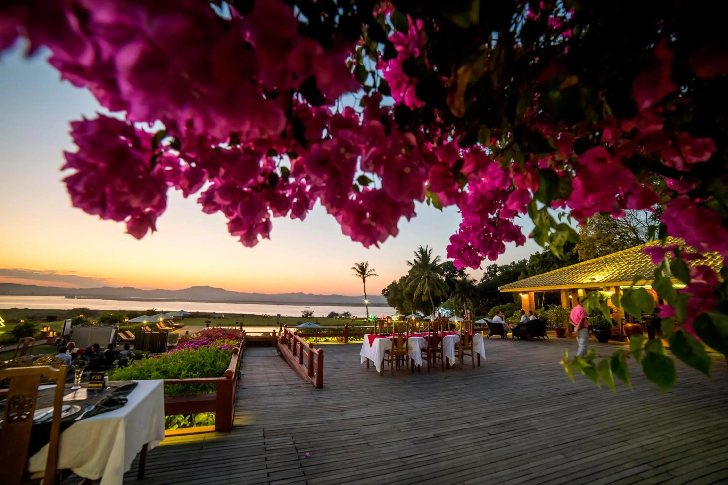 Balcony/Terrace in Bagan Thiripyitsaya Sanctuary Resort