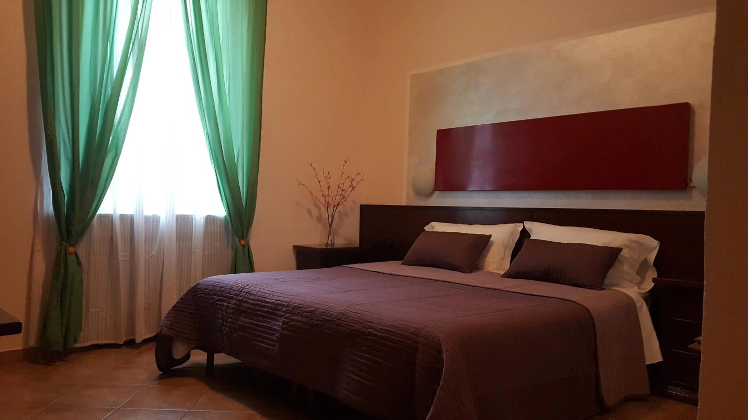 Bed in Hotel La Pendola