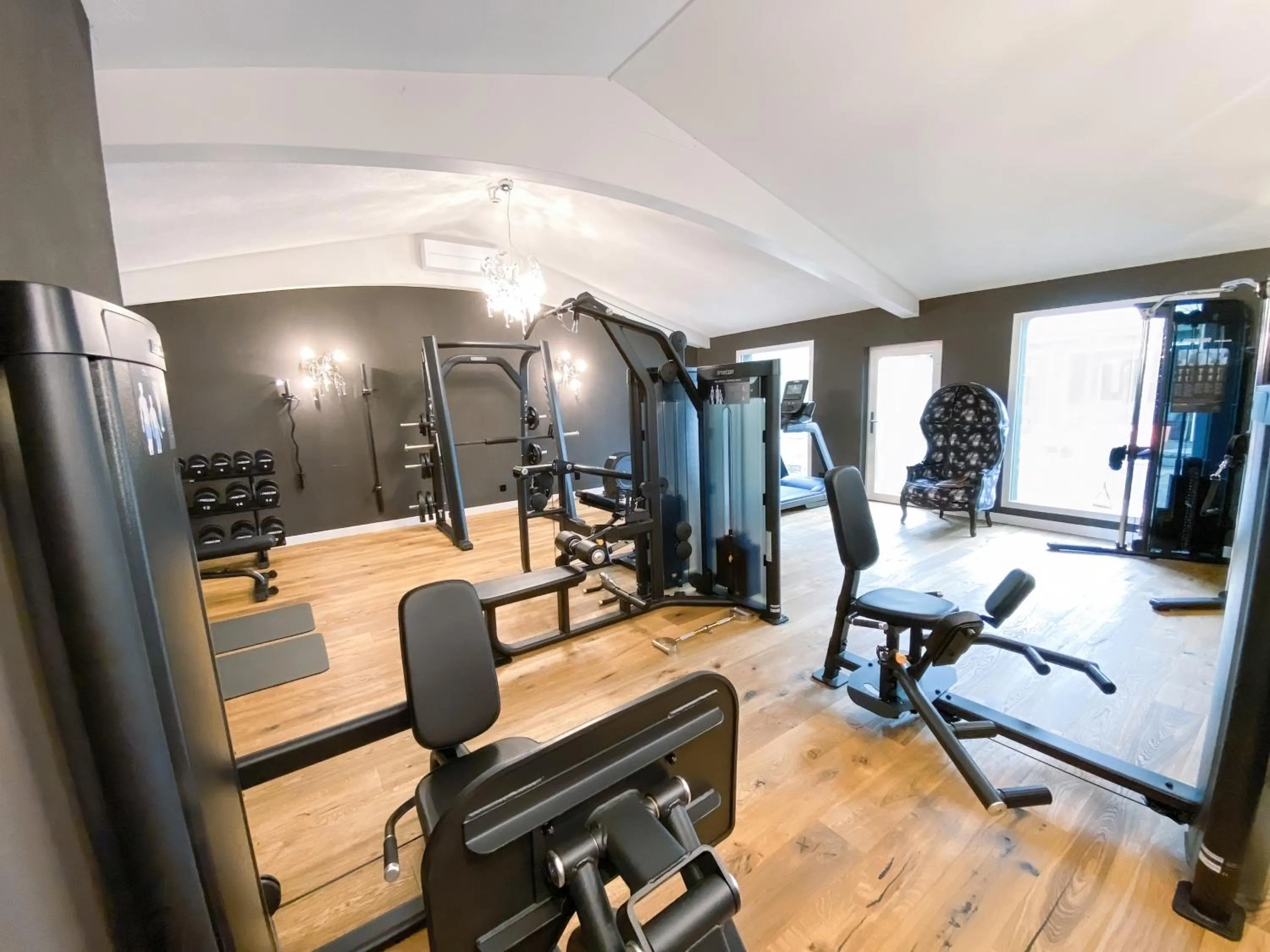 Fitness centre/facilities in Boutiquehotel Goldhahn Bio Sport & Wellness