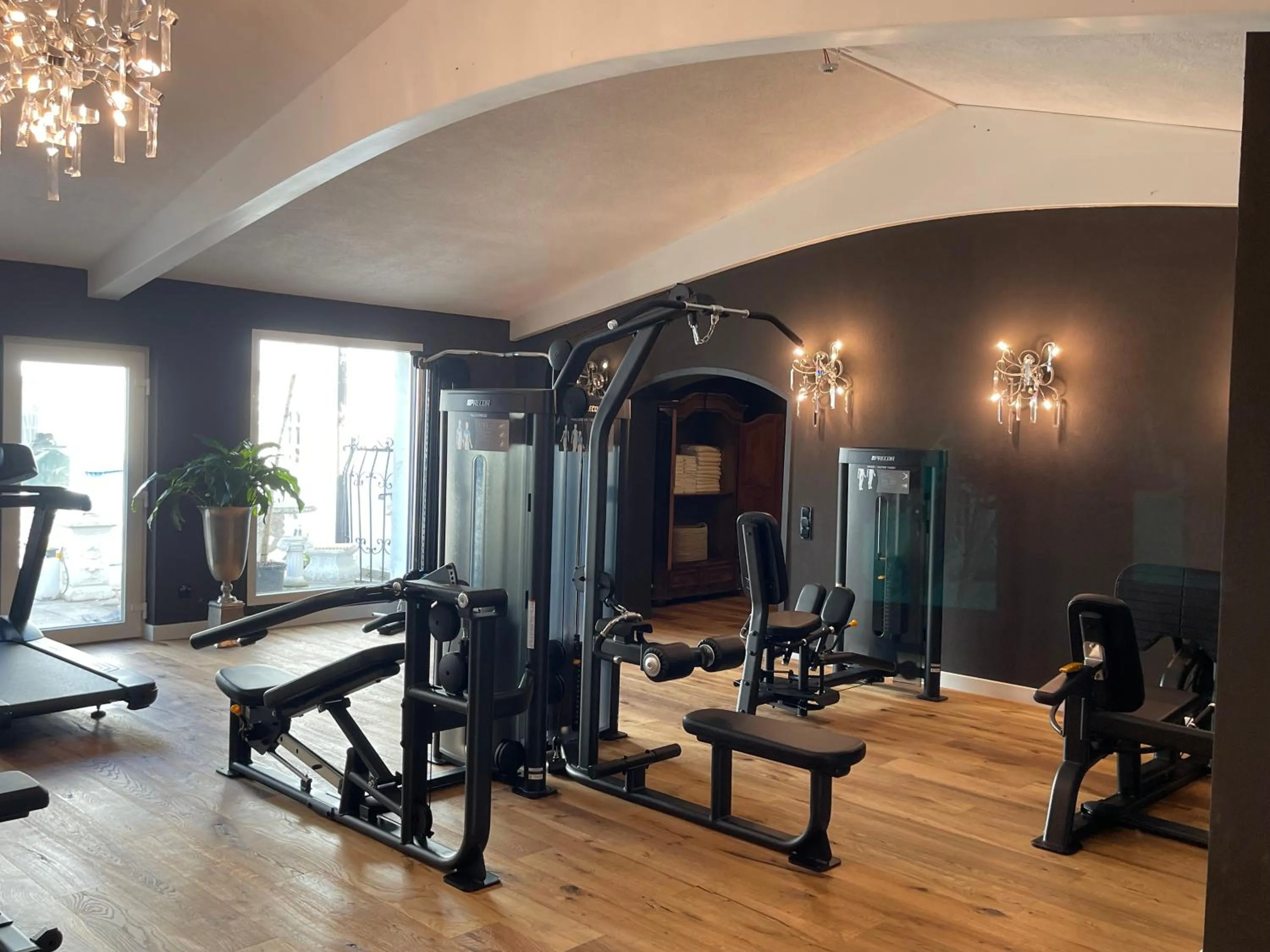 Fitness centre/facilities in Boutiquehotel Goldhahn Bio Sport & Wellness