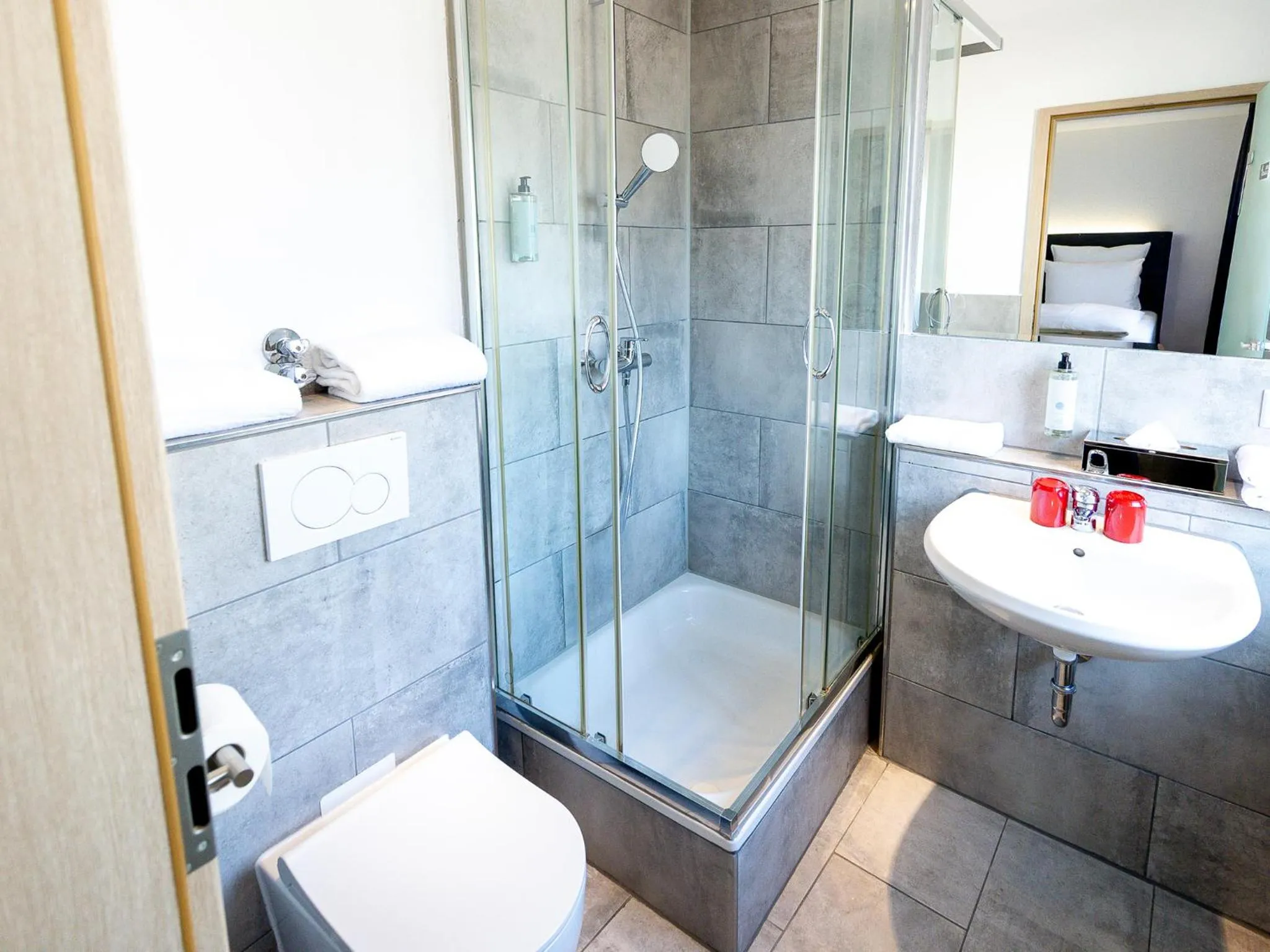 Bathroom in DORMERO Hotel Aalen