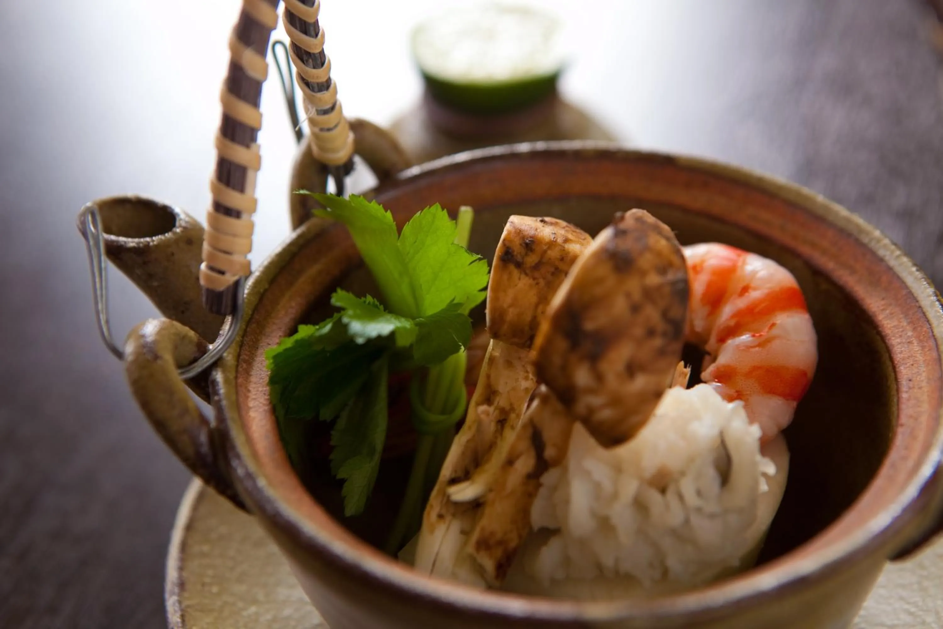 Food close-up in Kappo Ryokan Kannawa Bettei