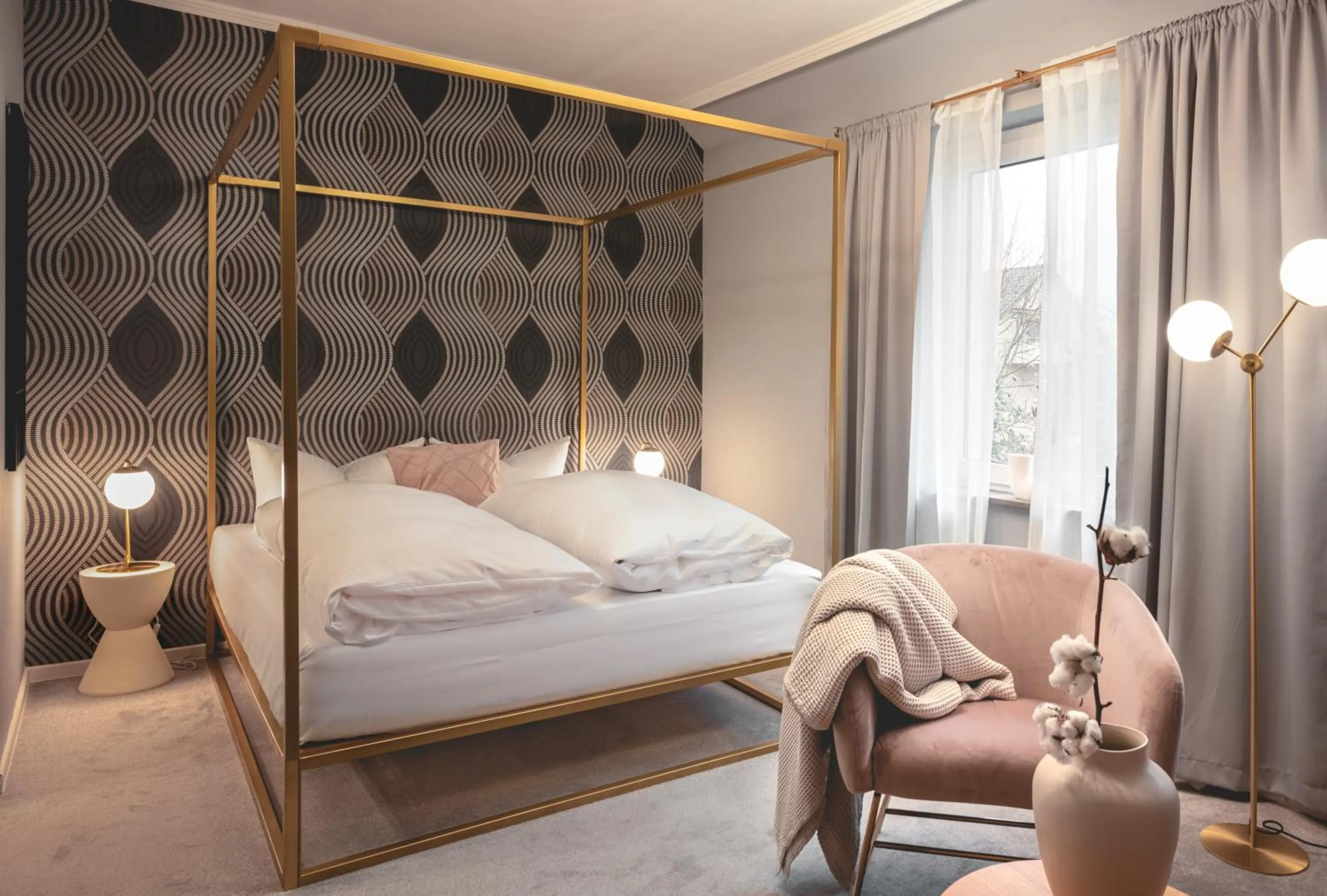 Photo of the whole room, Bed in Hotel Stadt Hamburg