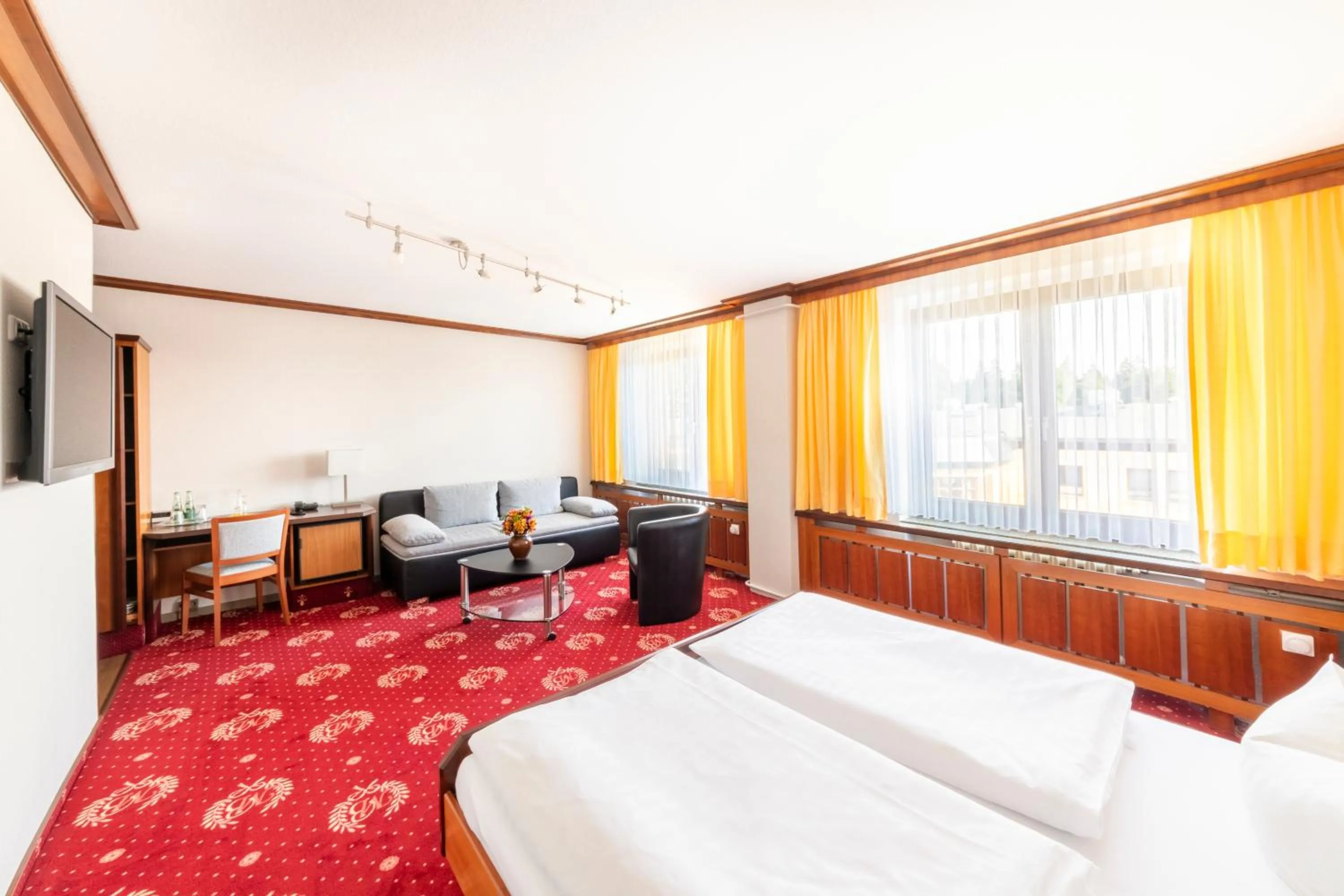 Photo of the whole room, Bed in Hotel Forstmeister