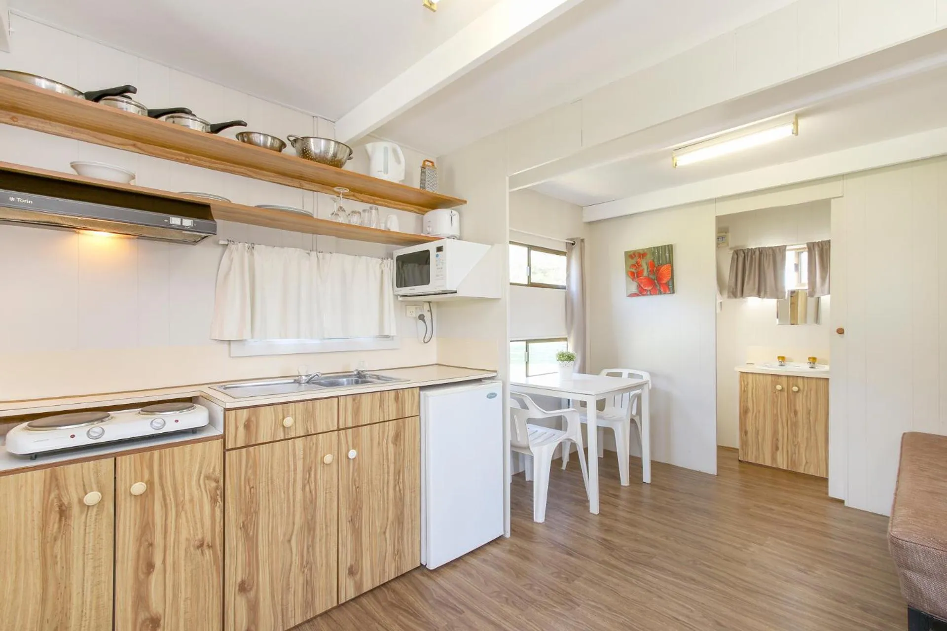 Dining area in Tasman Holiday Parks - Serpentine Falls