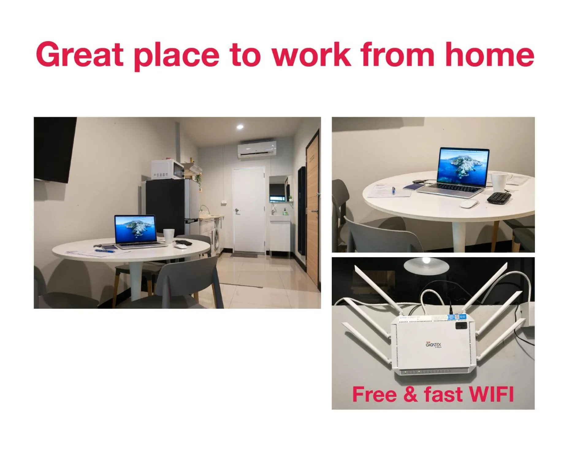 S2 Silom Large room 4-6 guests Full kitchen WIFI