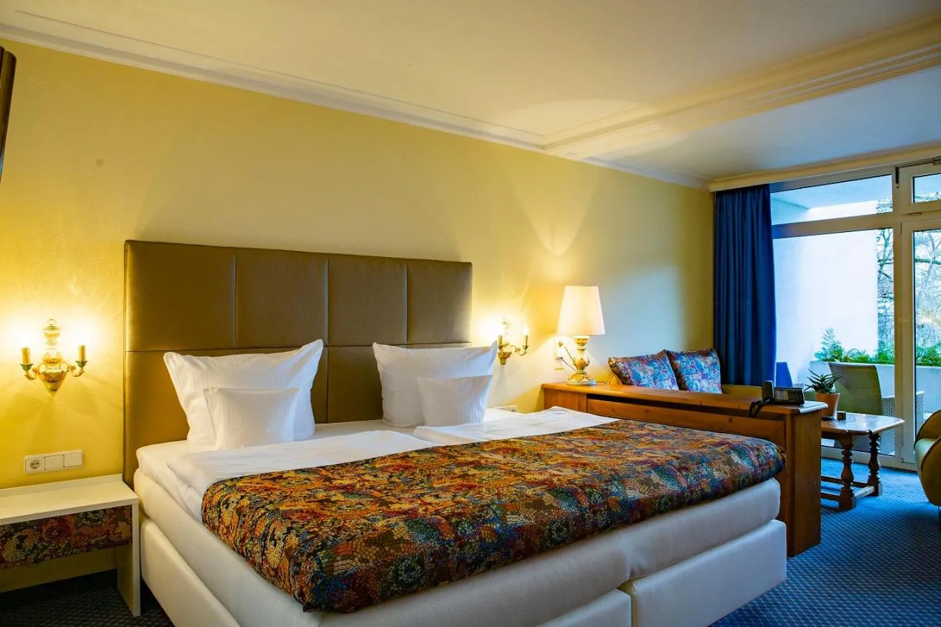 Bed in Hotel Reiterhof