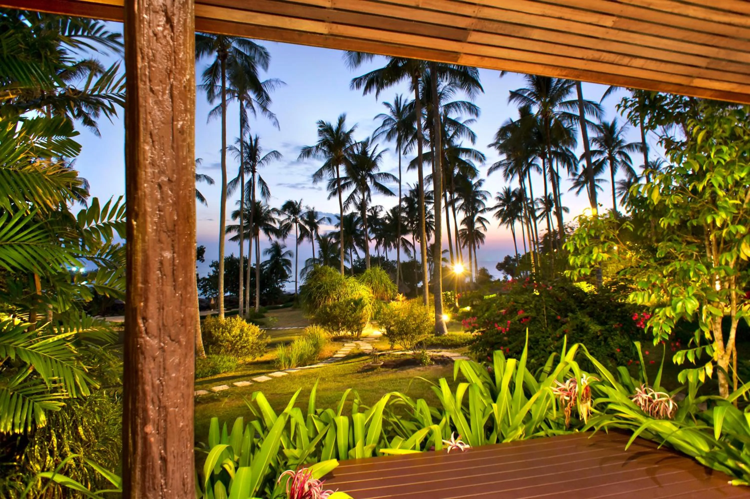 Garden in Shantaa Resort, Kohkood