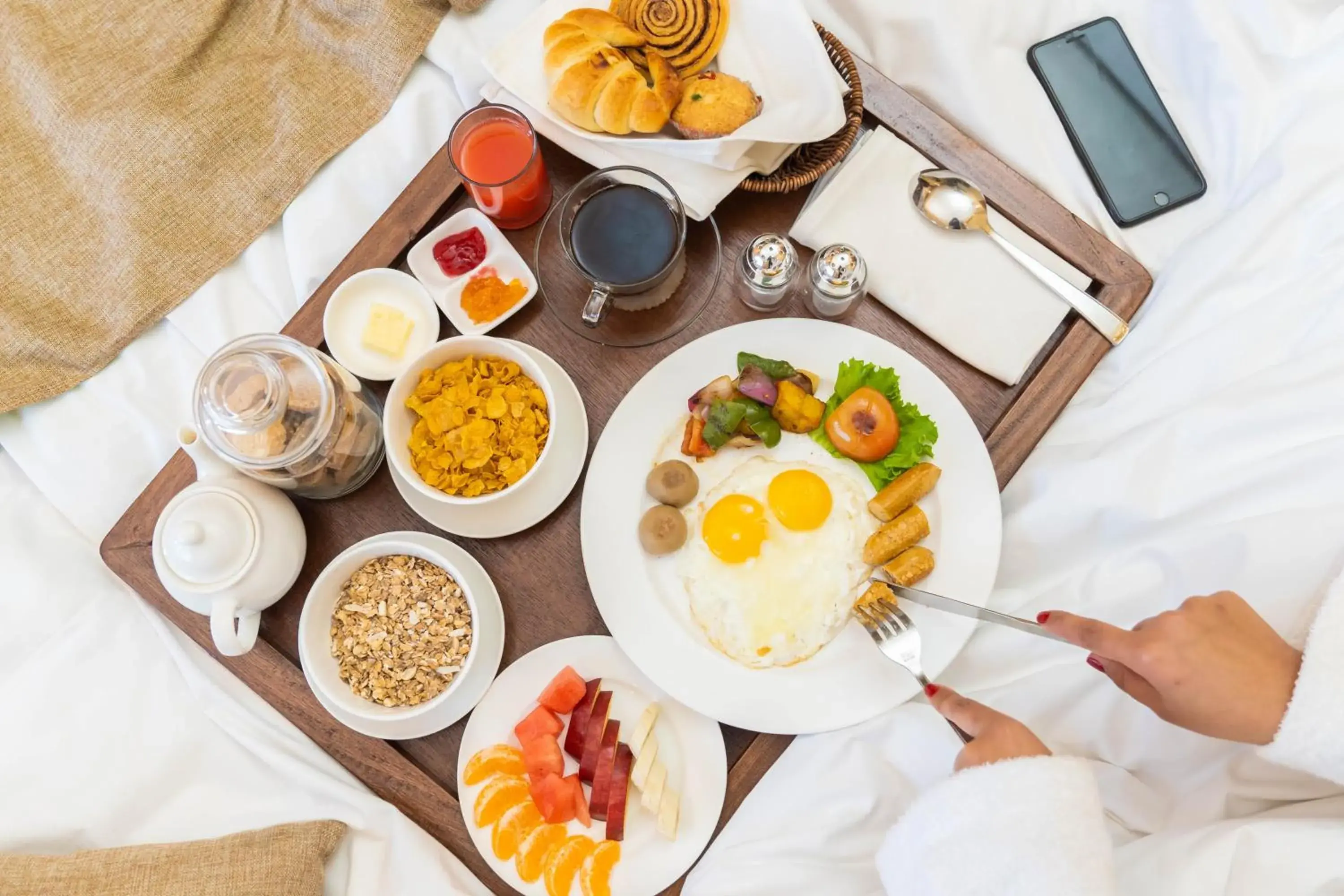 Breakfast in Bar Peepal Resort Breakfast in Bar Peepal Resort