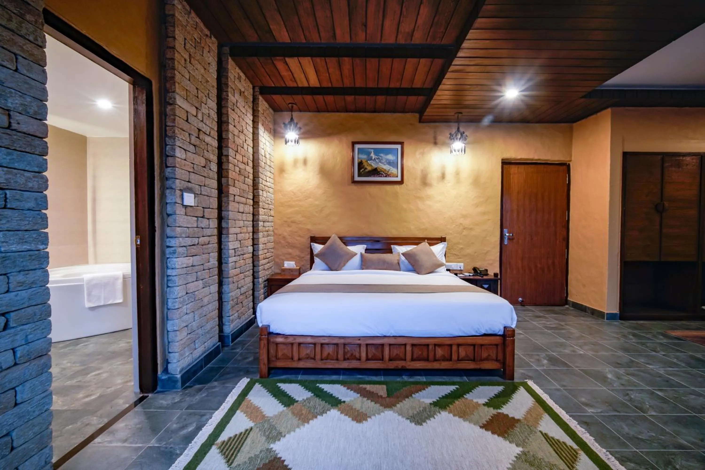 Bedroom, Bed in Bar Peepal Resort