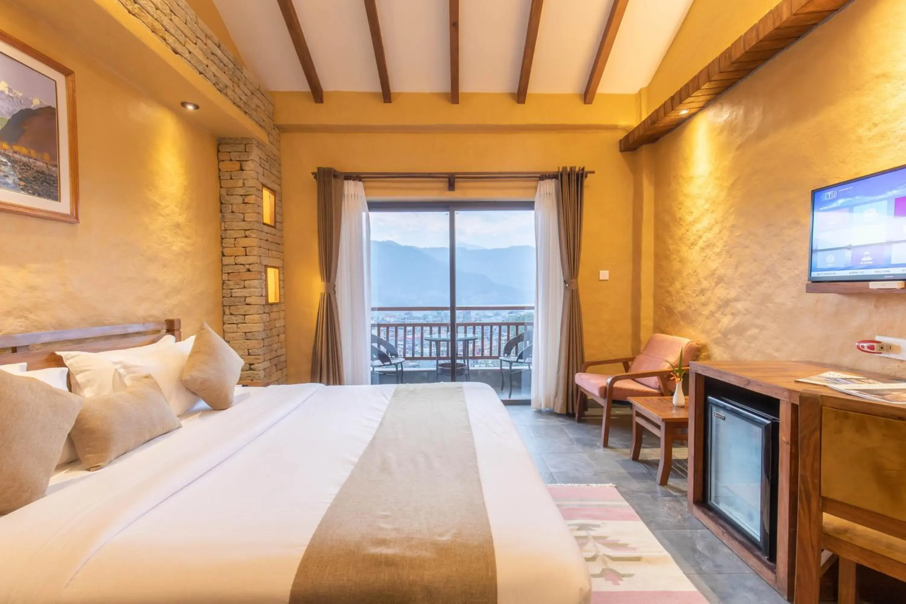 Bedroom, Bed in Bar Peepal Resort Bedroom, Bed in Bar Peepal Resort