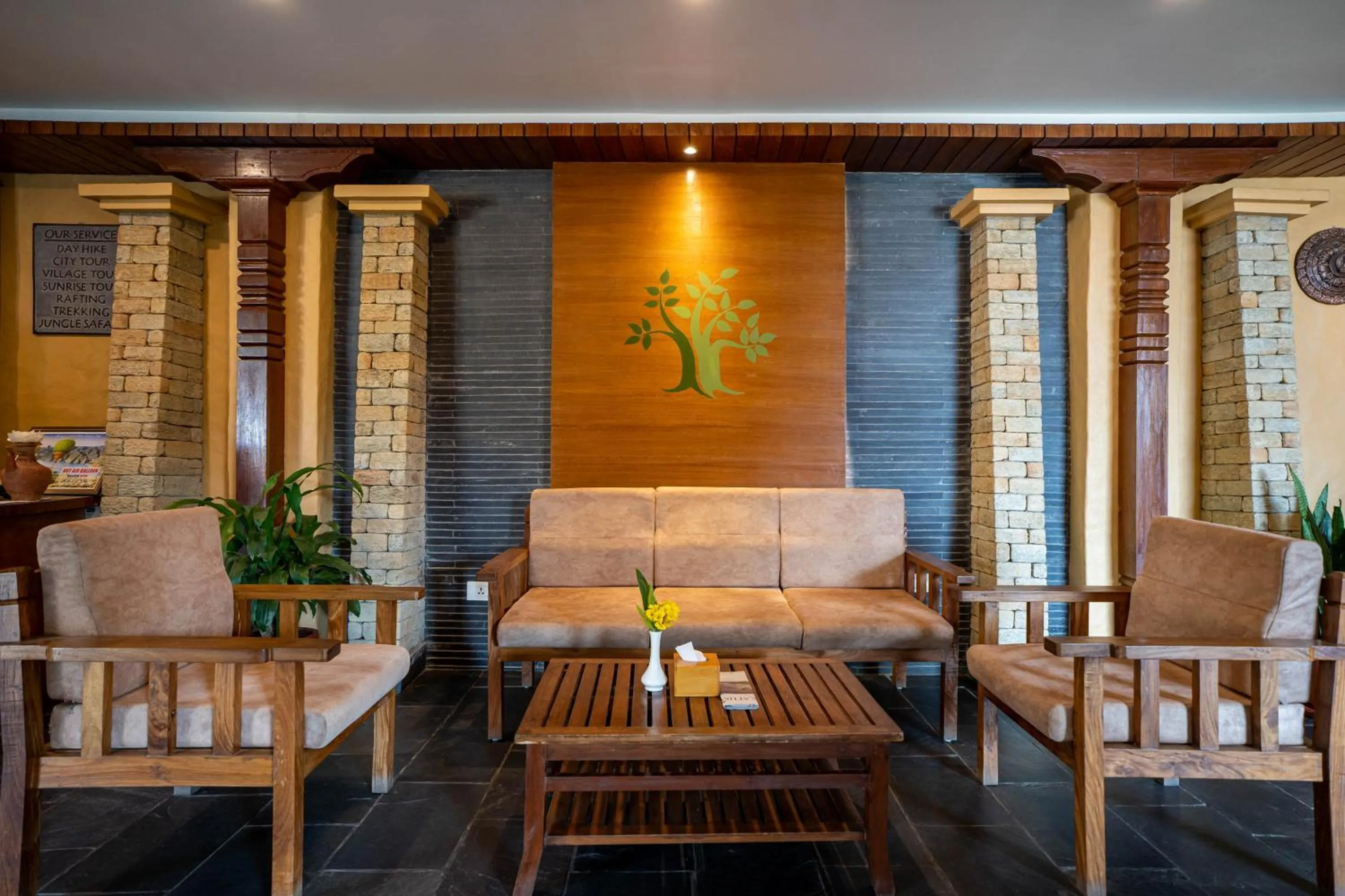 Lobby or reception in Bar Peepal Resort
