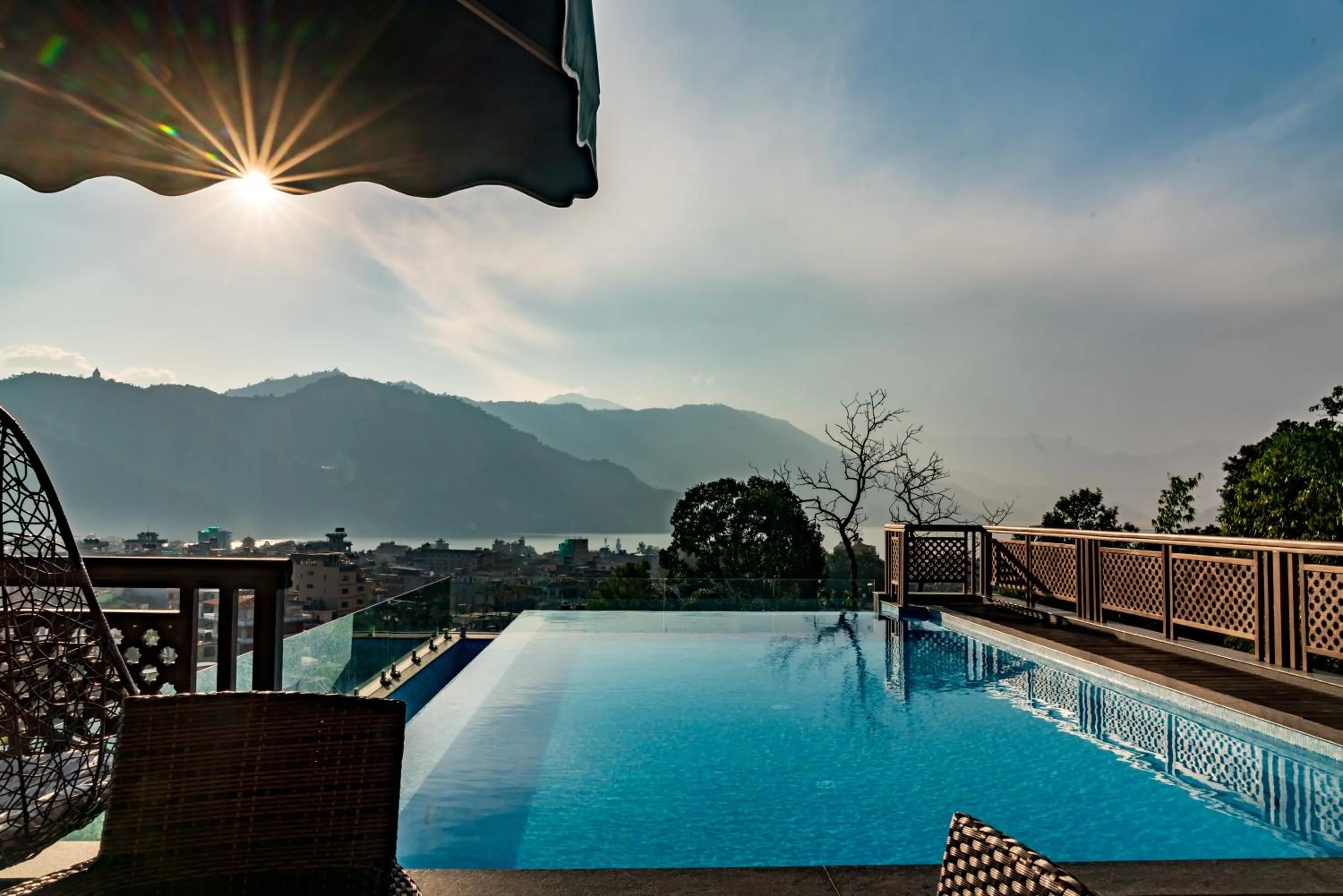 Swimming pool in Bar Peepal Resort