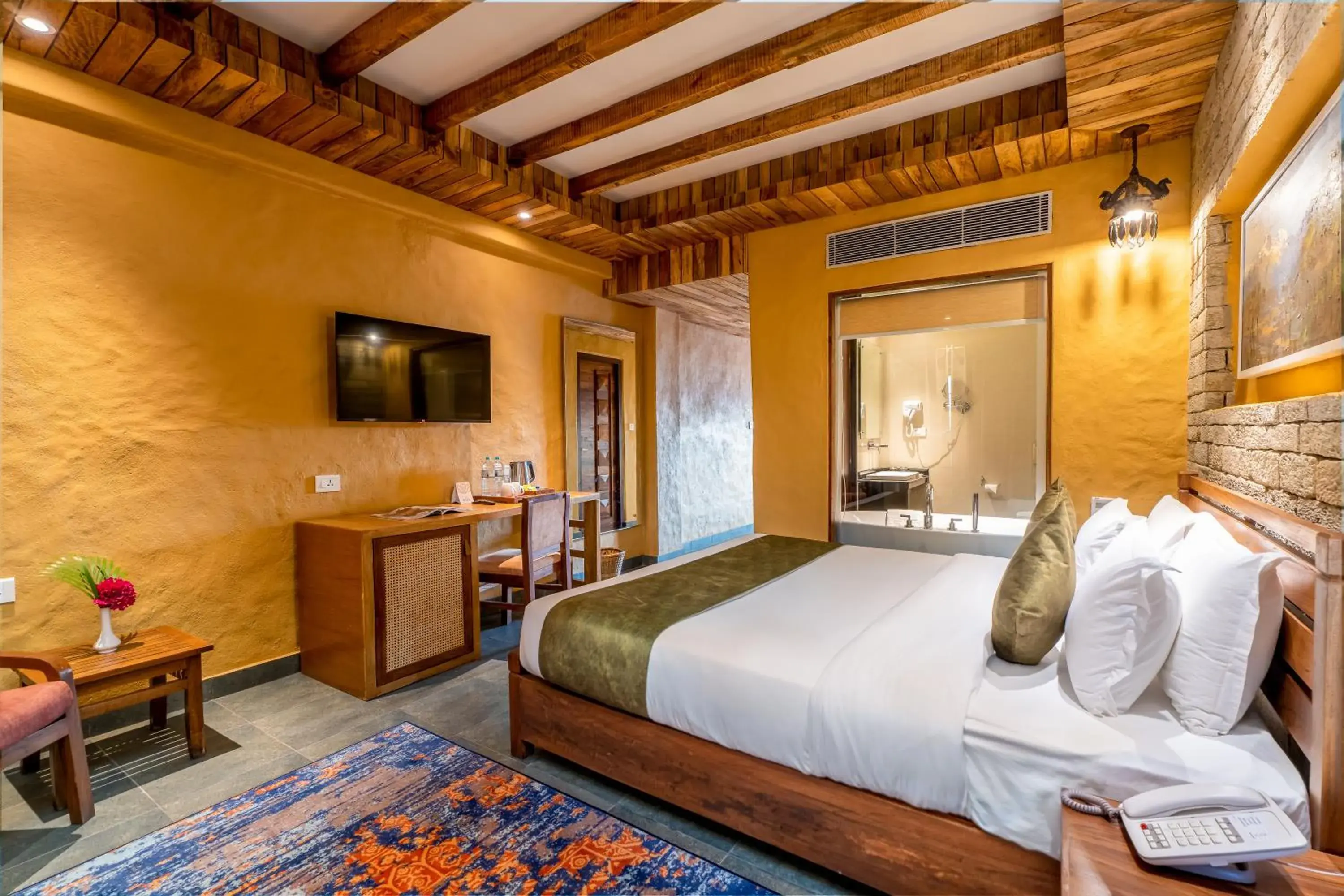 Bed in Bar Peepal Resort Bed in Bar Peepal Resort