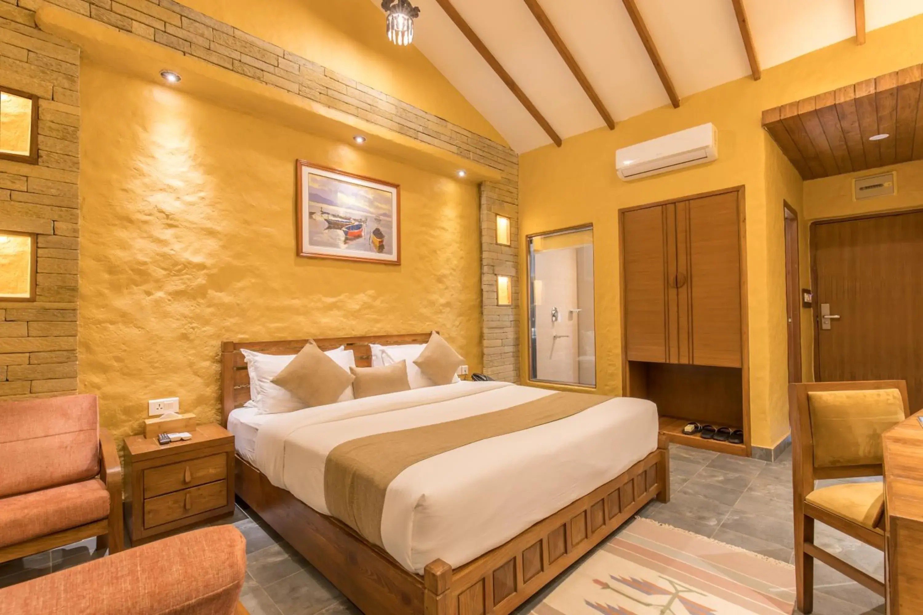 Photo of the whole room, Bed in Bar Peepal Resort Photo of the whole room, Bed in Bar Peepal Resort