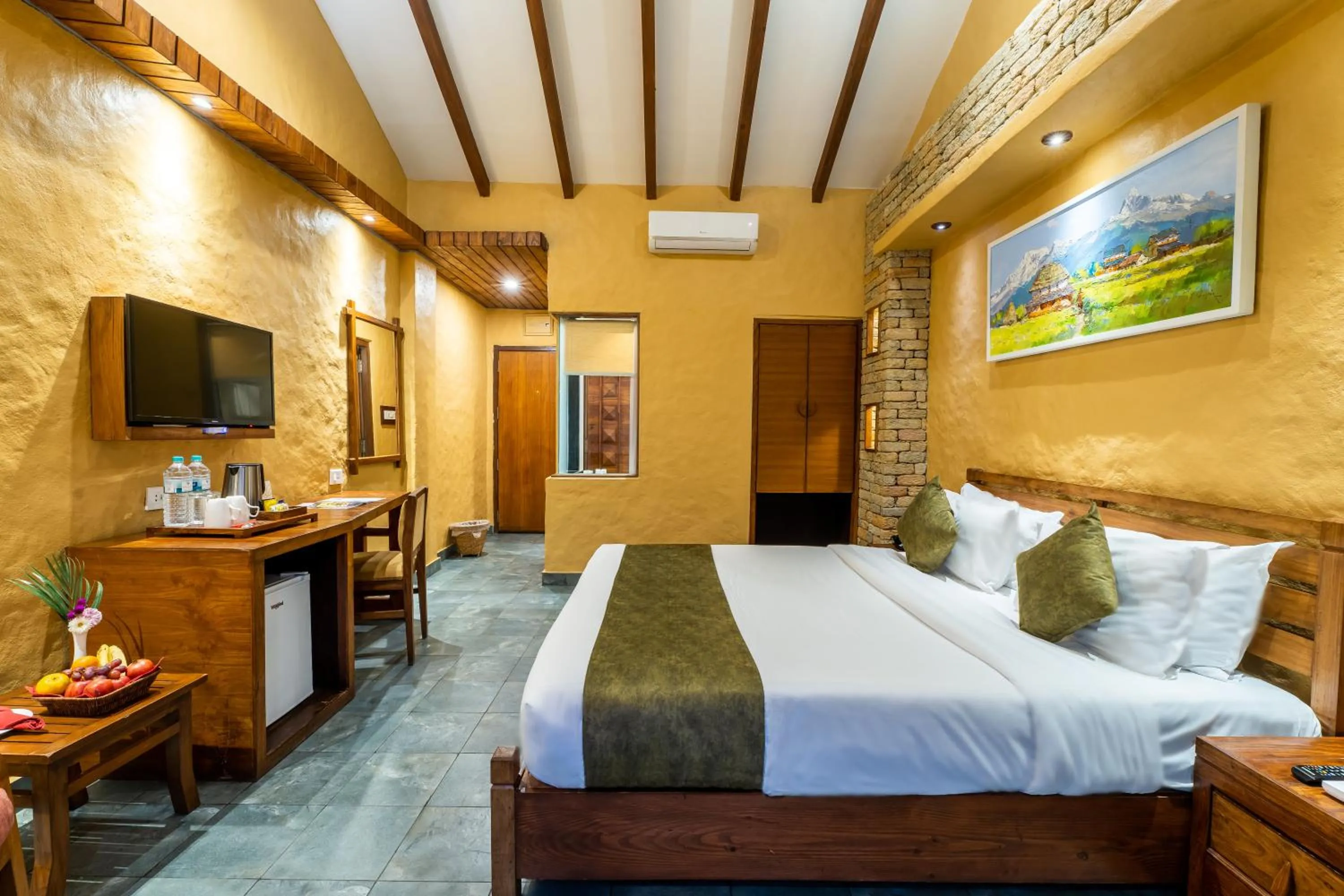 Bedroom, Bed in Bar Peepal Resort
