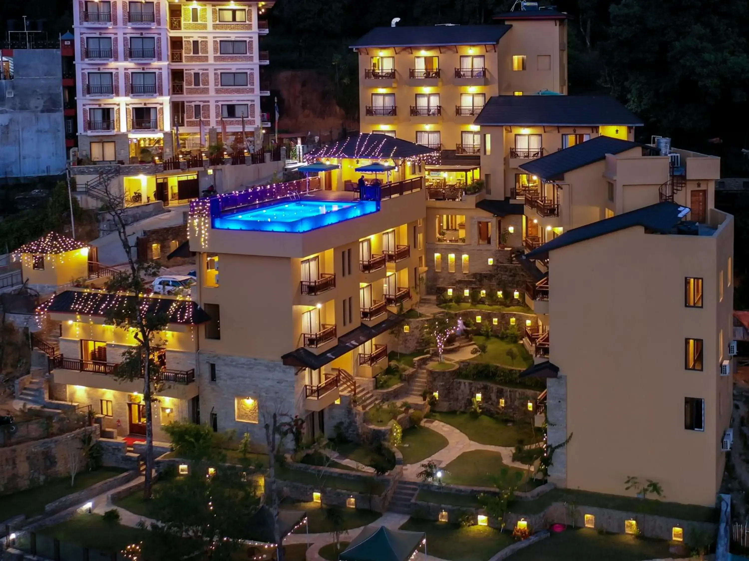 Bird's eye view in Bar Peepal Resort Bird's eye view in Bar Peepal Resort